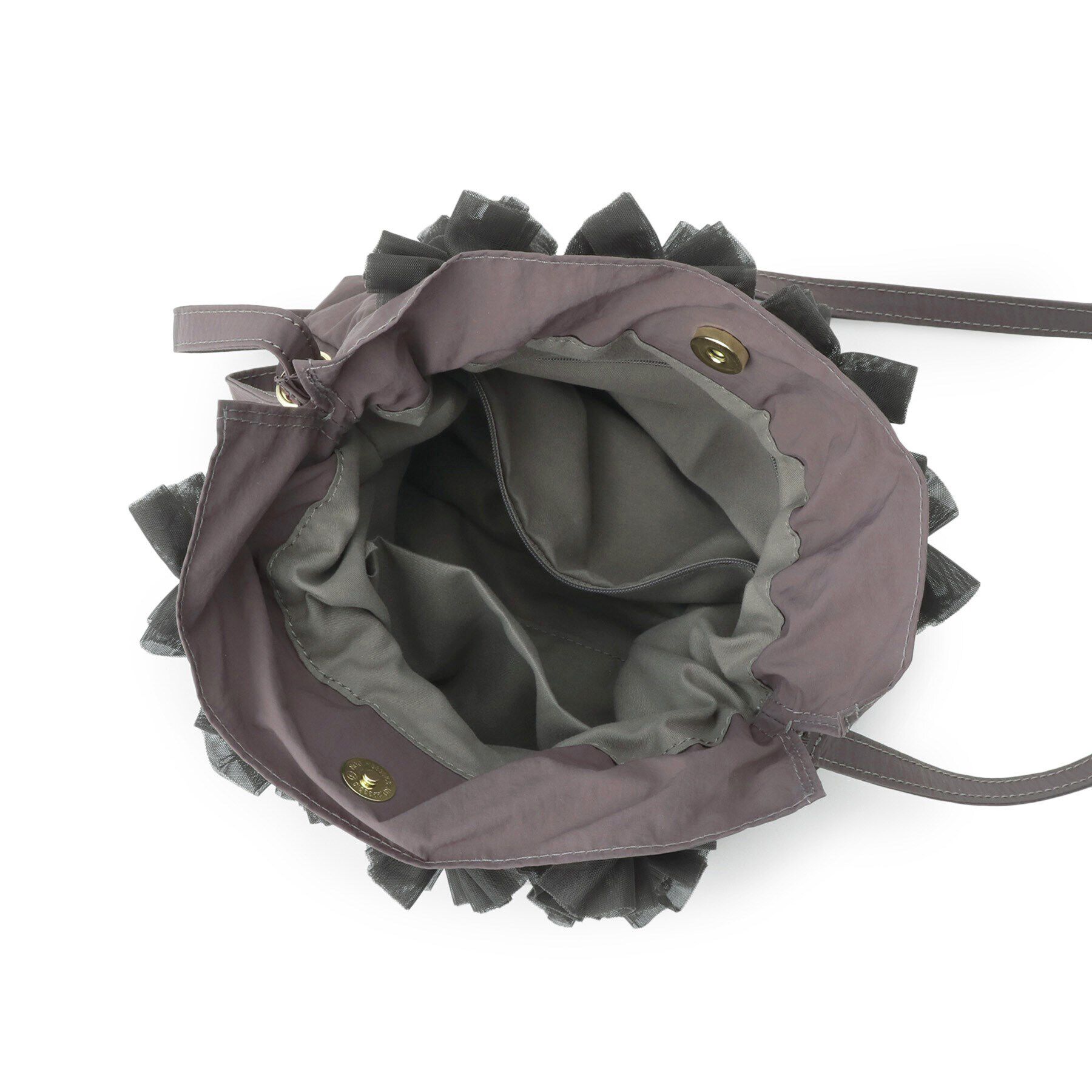 grove「チュールティアード巾着ショルダー」|ショルダー・メッセンジャー|