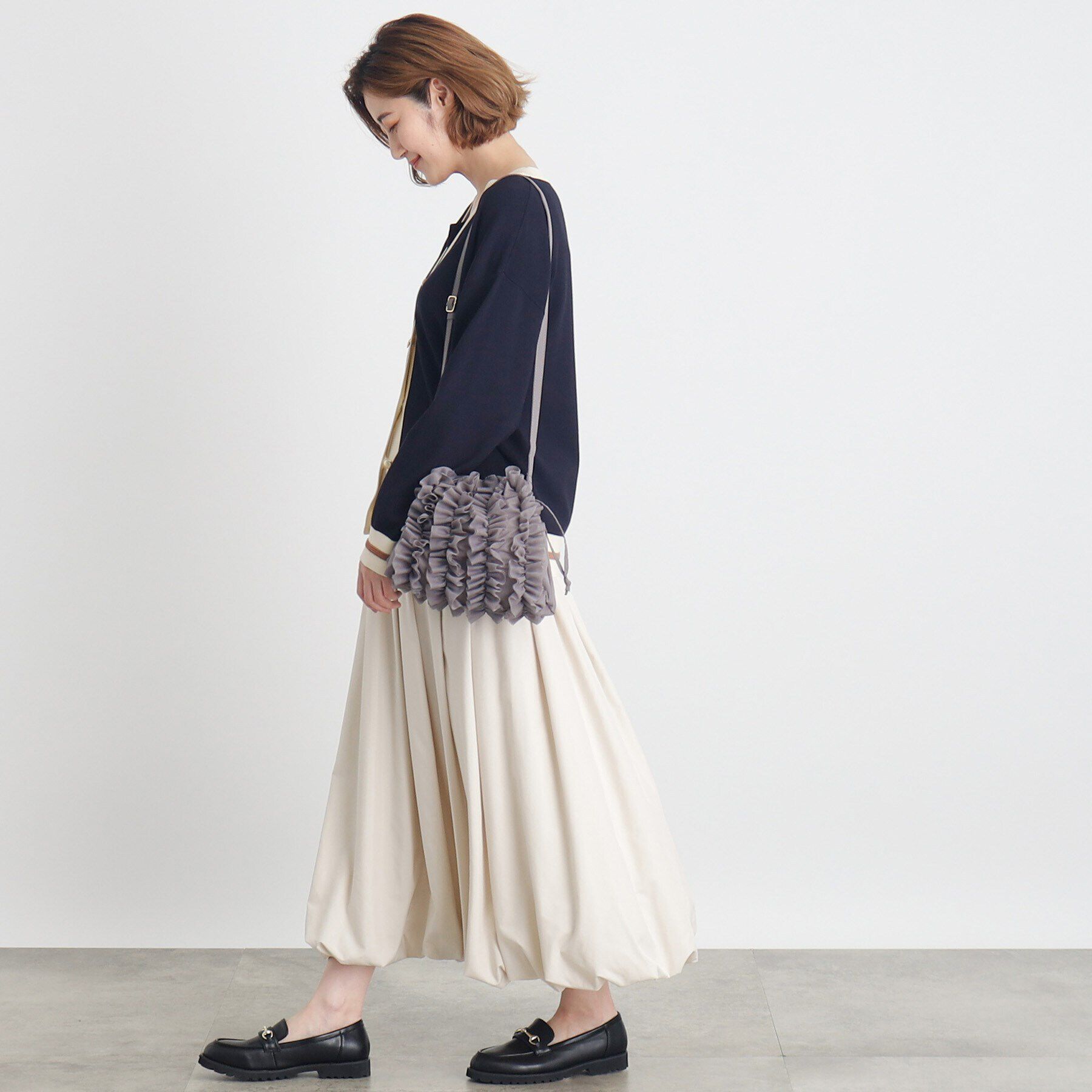 grove「チュールティアード巾着ショルダー」|ショルダー・メッセンジャー|