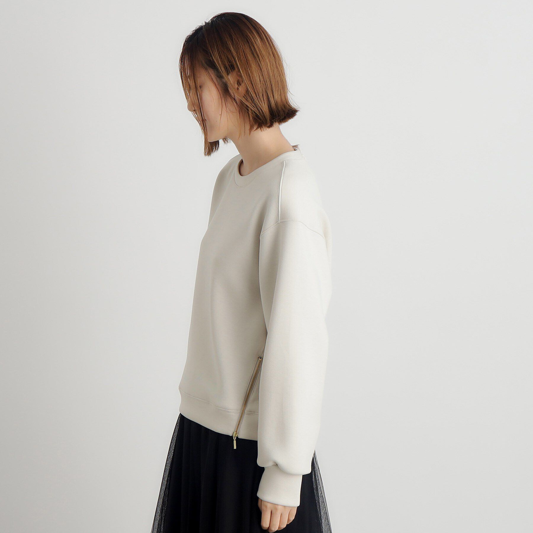 grove「メタルサイドジッププルオーバー」|Tシャツ・カットソー|