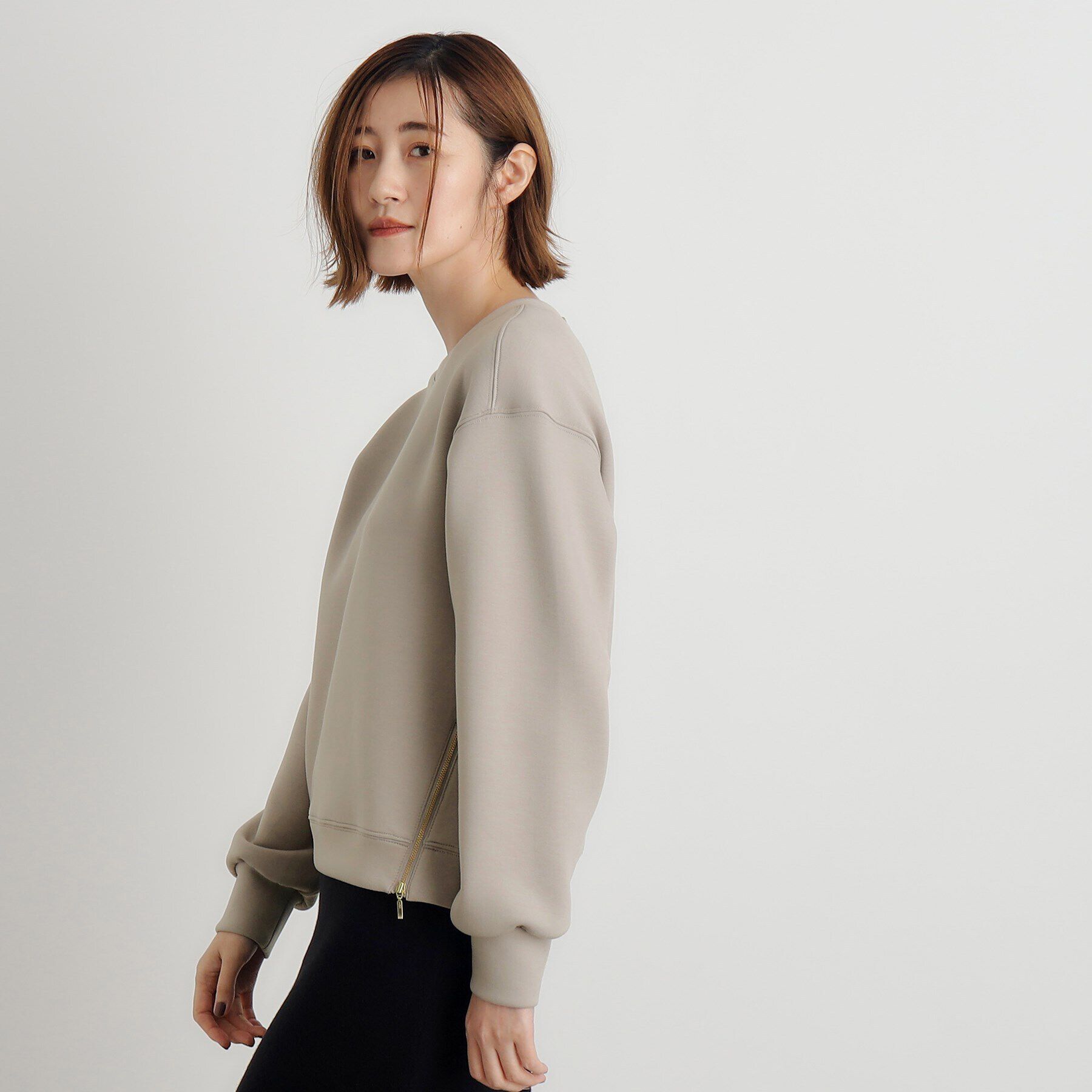 grove「メタルサイドジッププルオーバー」|Tシャツ・カットソー|