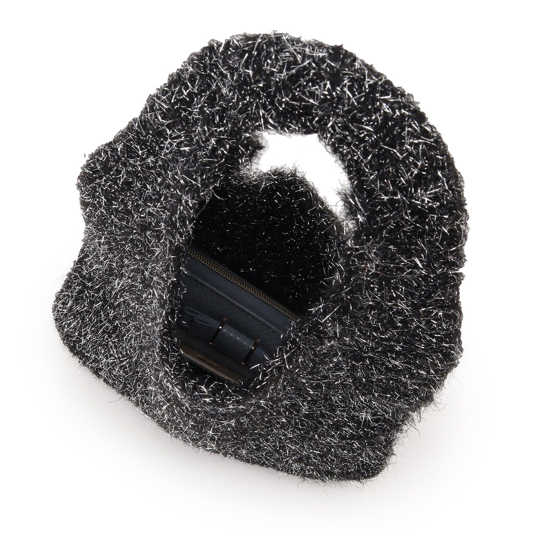 grove「ラメニットミニクリテトート」|トートバッグ|