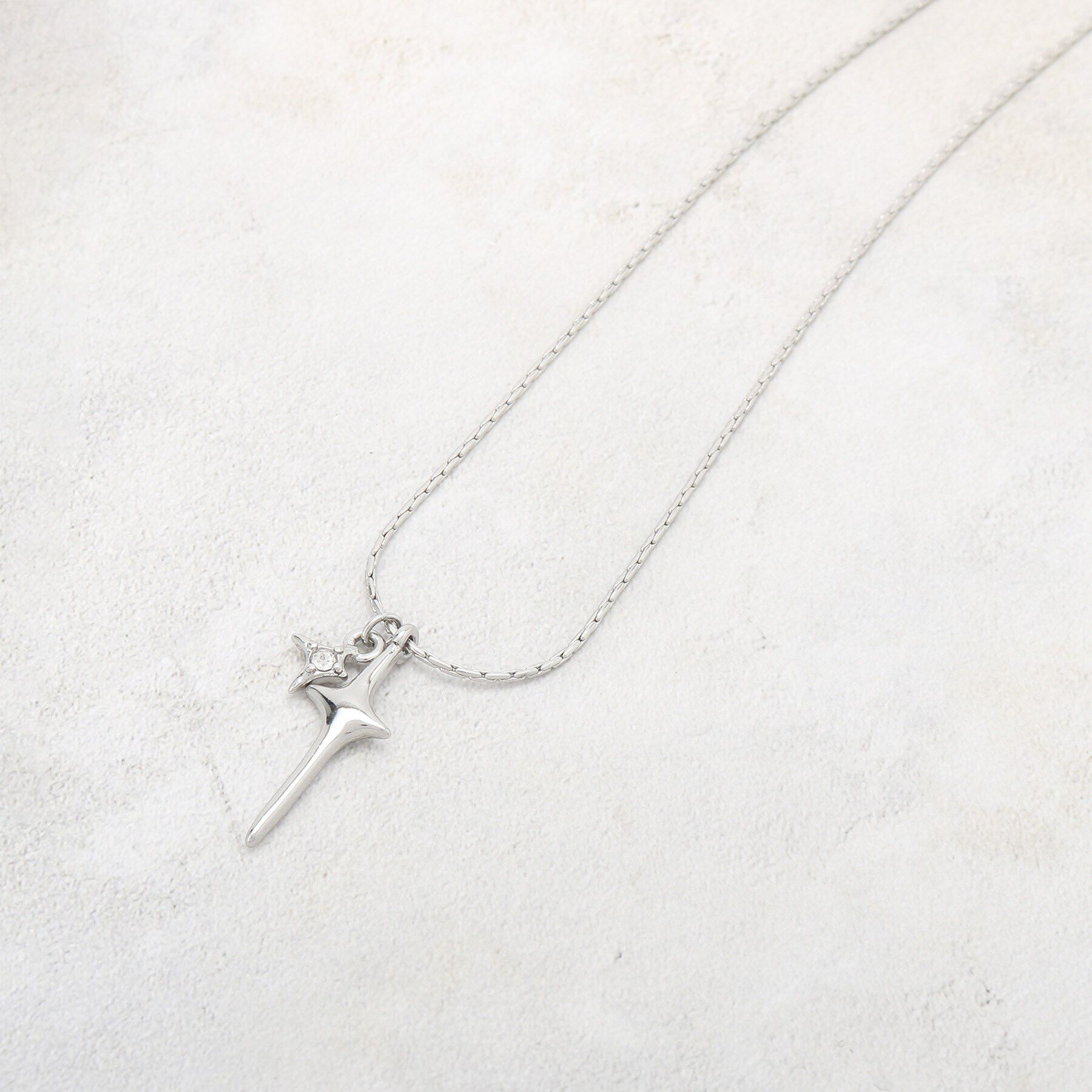 grove「スターアジャスタブルネックレス【2WAY】」|ネックレス|シルバー(006)