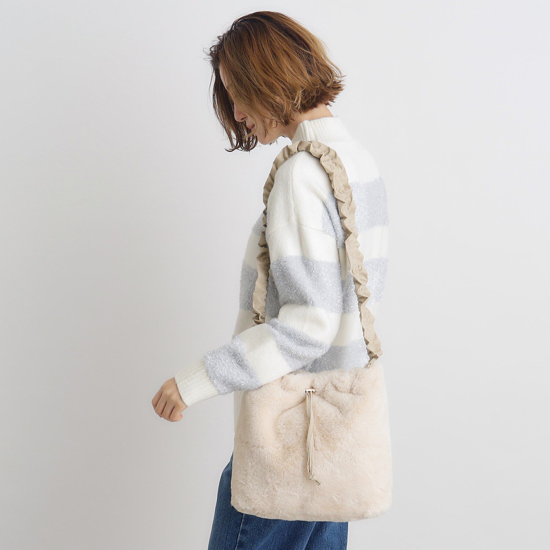 grove「ギャザーハンドルエコファードロストショルダー」|ショルダー・メッセンジャー|