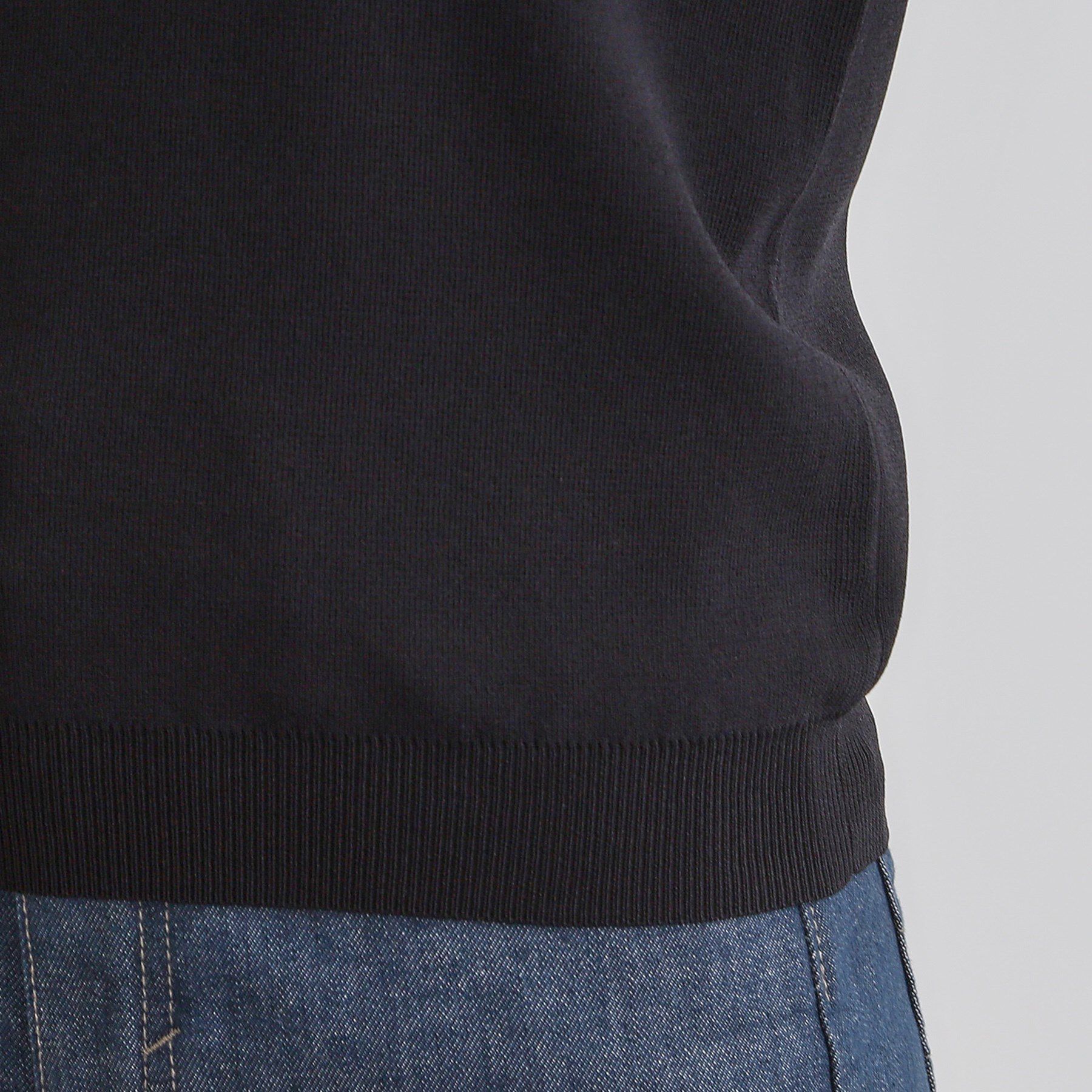 grove「ひんやり多機能・やわらかドライタッチ五分袖プルオーバー」|ニット・セーター|