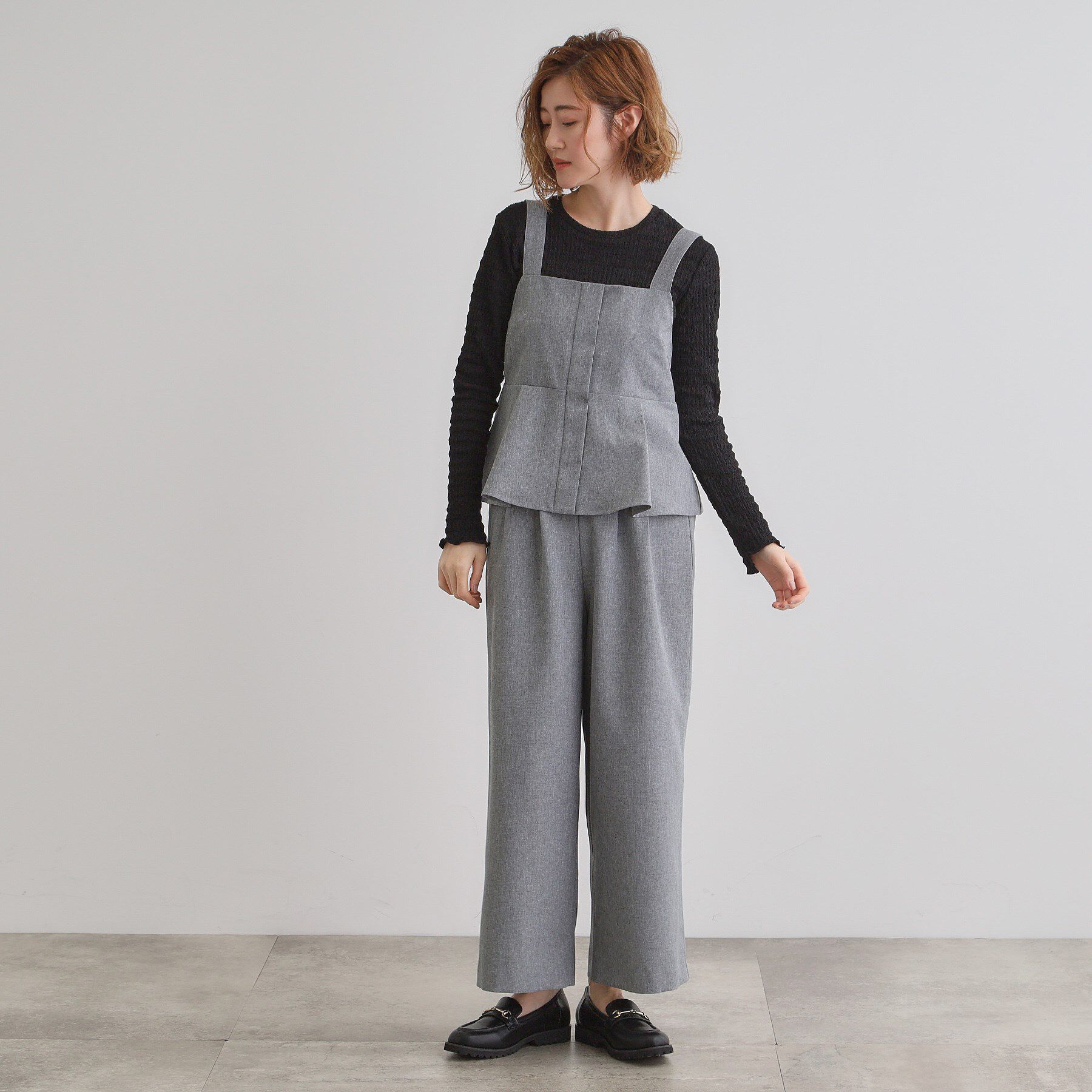 grove「デニムアソート麻調ビスチェセット」|スーツ|