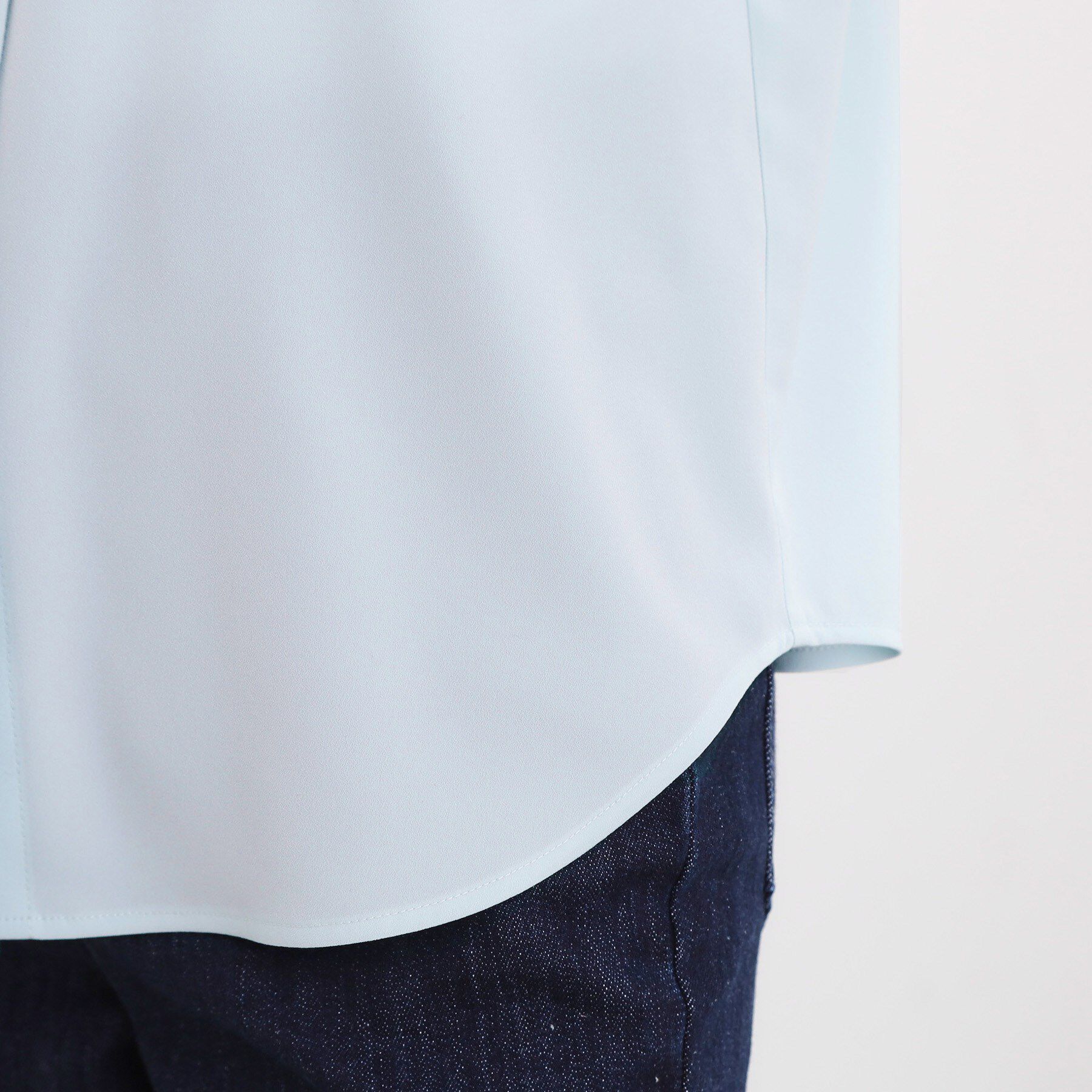 grove「ビジューカラー とろみシャツ」|シャツ・ブラウス|