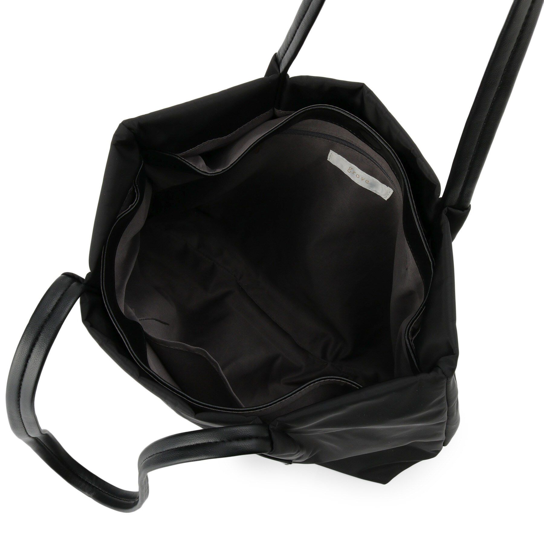 grove「【A4】タックポケ3層トート」|トートバッグ|