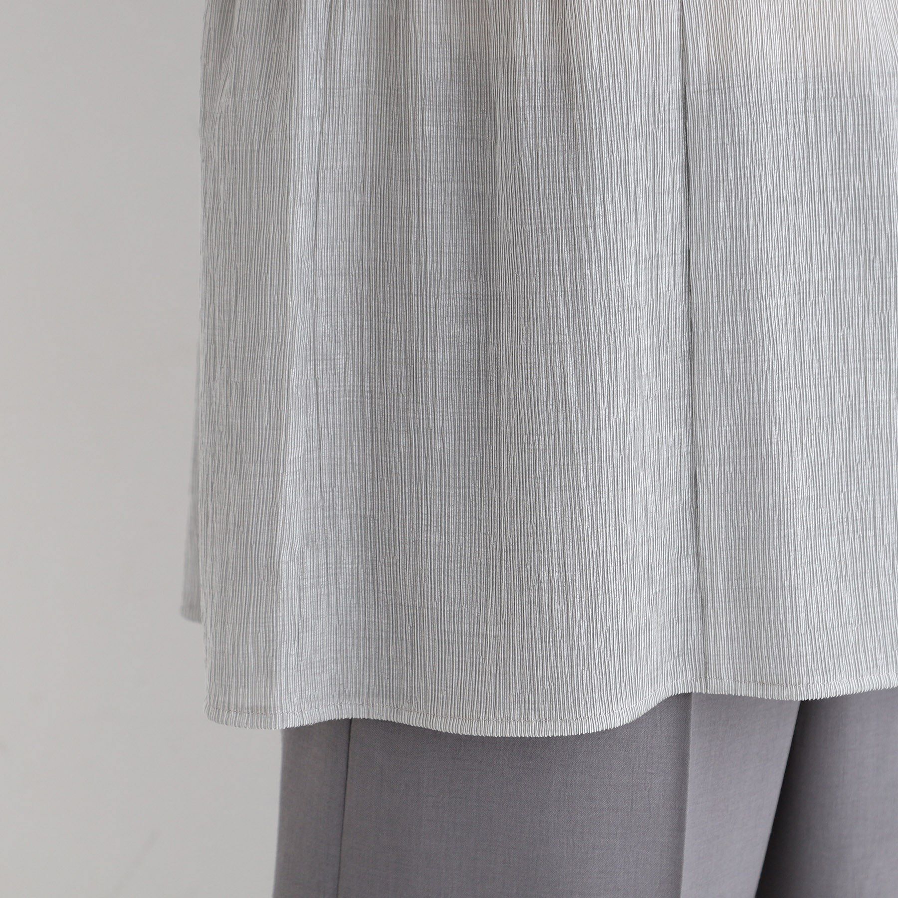 INDIVI「【洗える】ペプラム風デザインきれいめカットソー」|Tシャツ・カットソー|