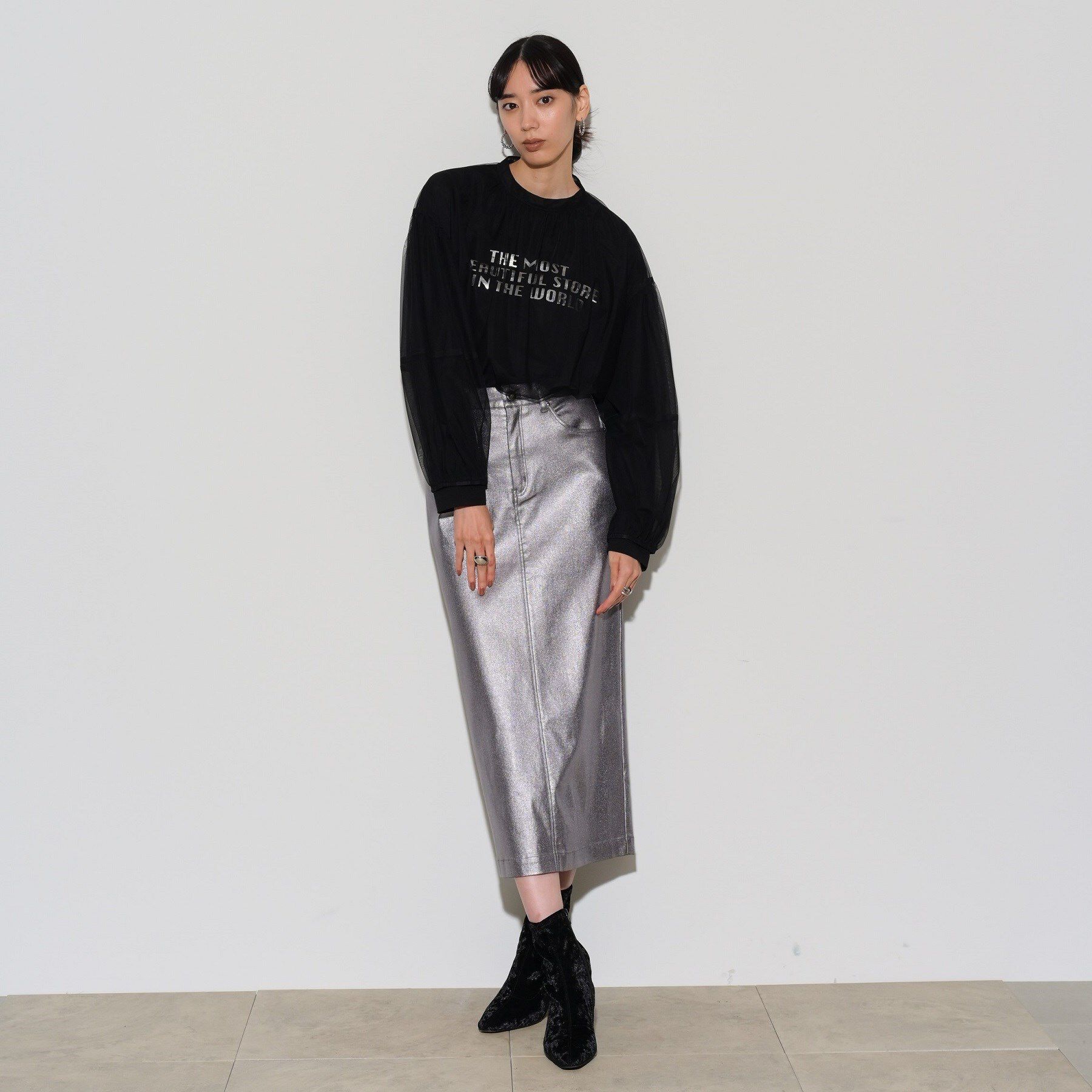 GALLEST「チュールフォルムブラウス」|シャツ・ブラウス|