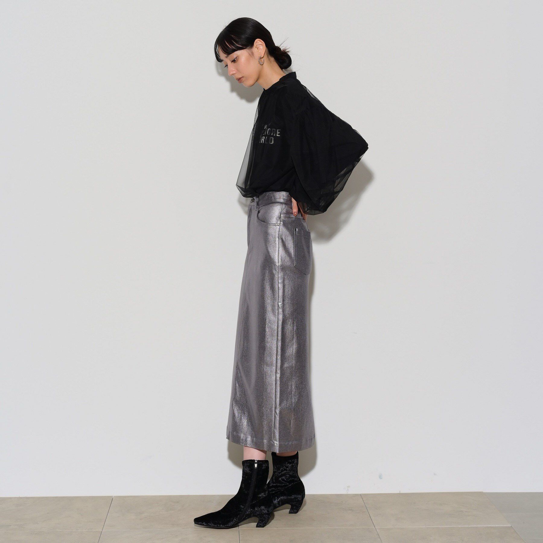 GALLEST「チュールフォルムブラウス」|シャツ・ブラウス|