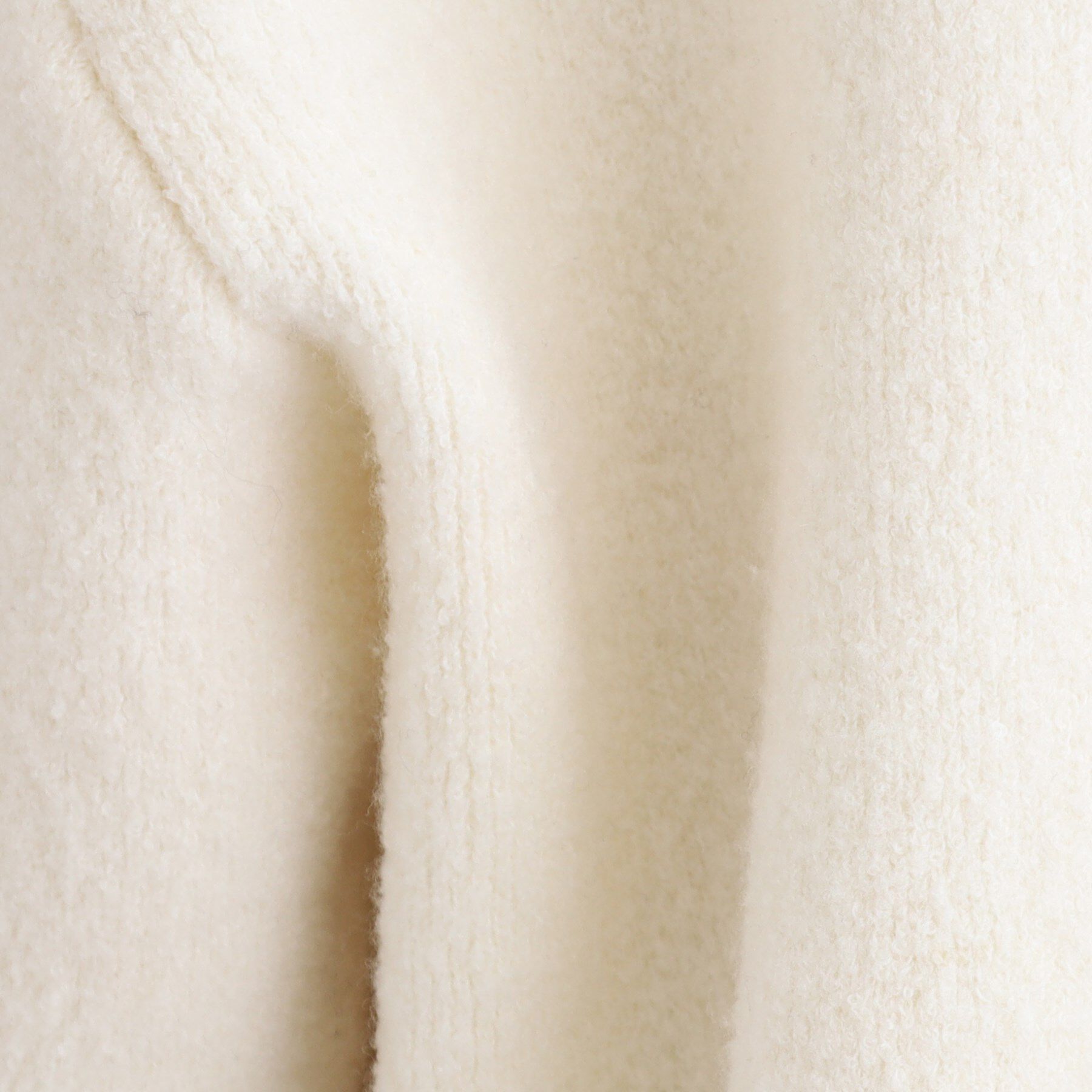 INDIVI「【トレンド◎／ウール混】ジップ付ブークレコーディガン」|カーディガン|