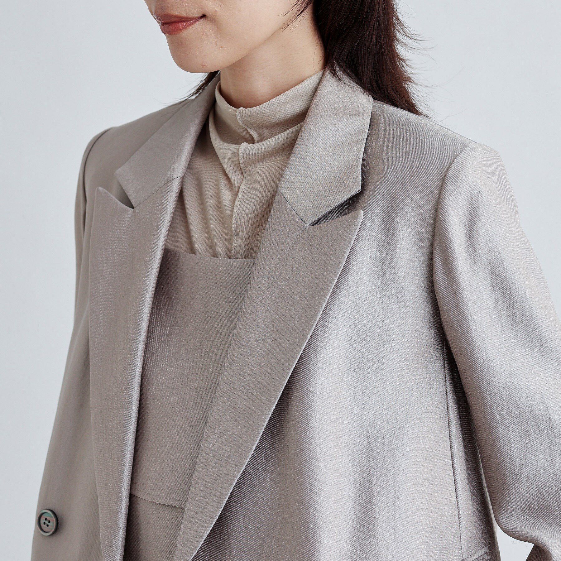 GALLEST「【セレモニー/セットアップ可能/通勤】ダブルブレストジャケット」|テーラードジャケット|