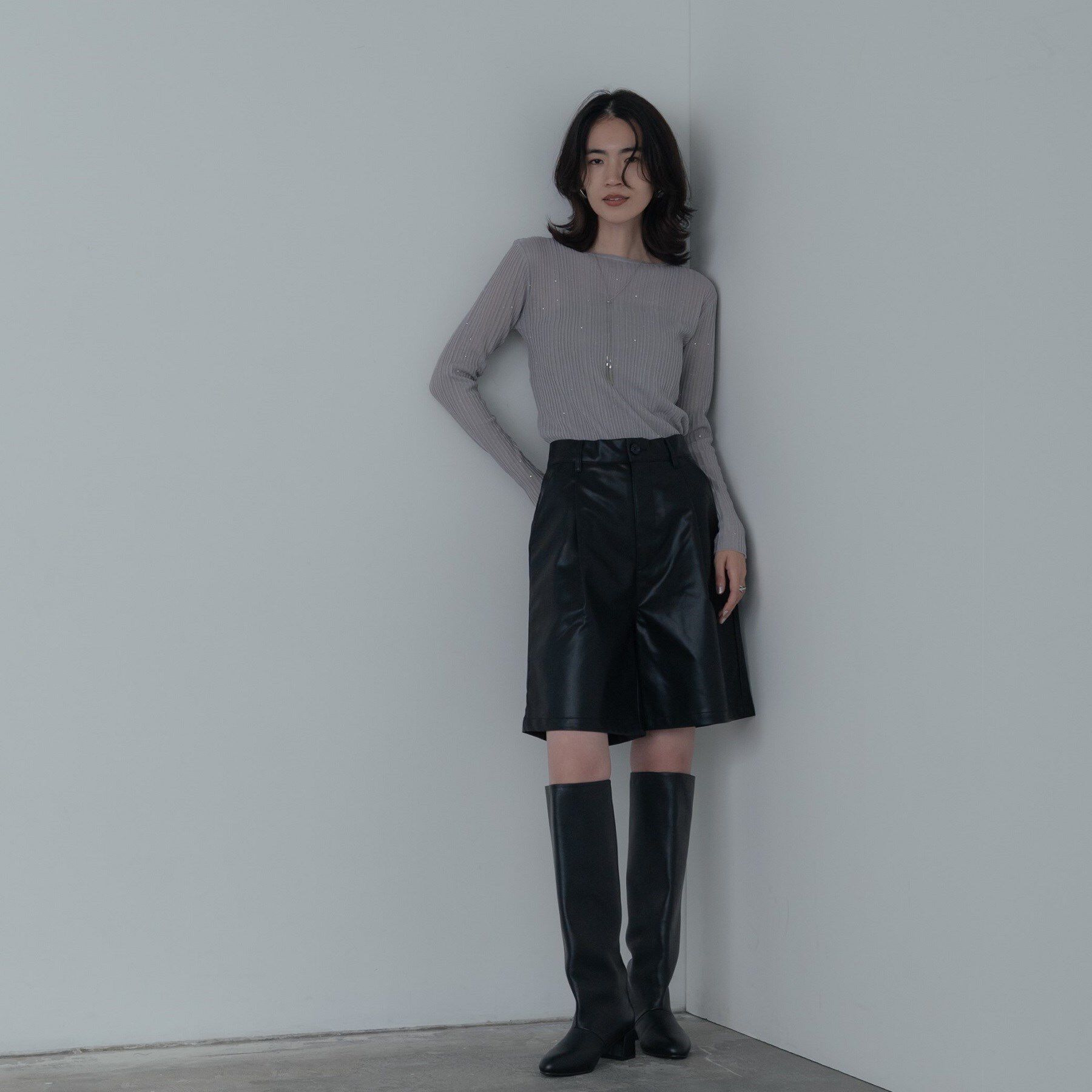 GALLEST「シアースパンコールニット」|ニット・セーター|