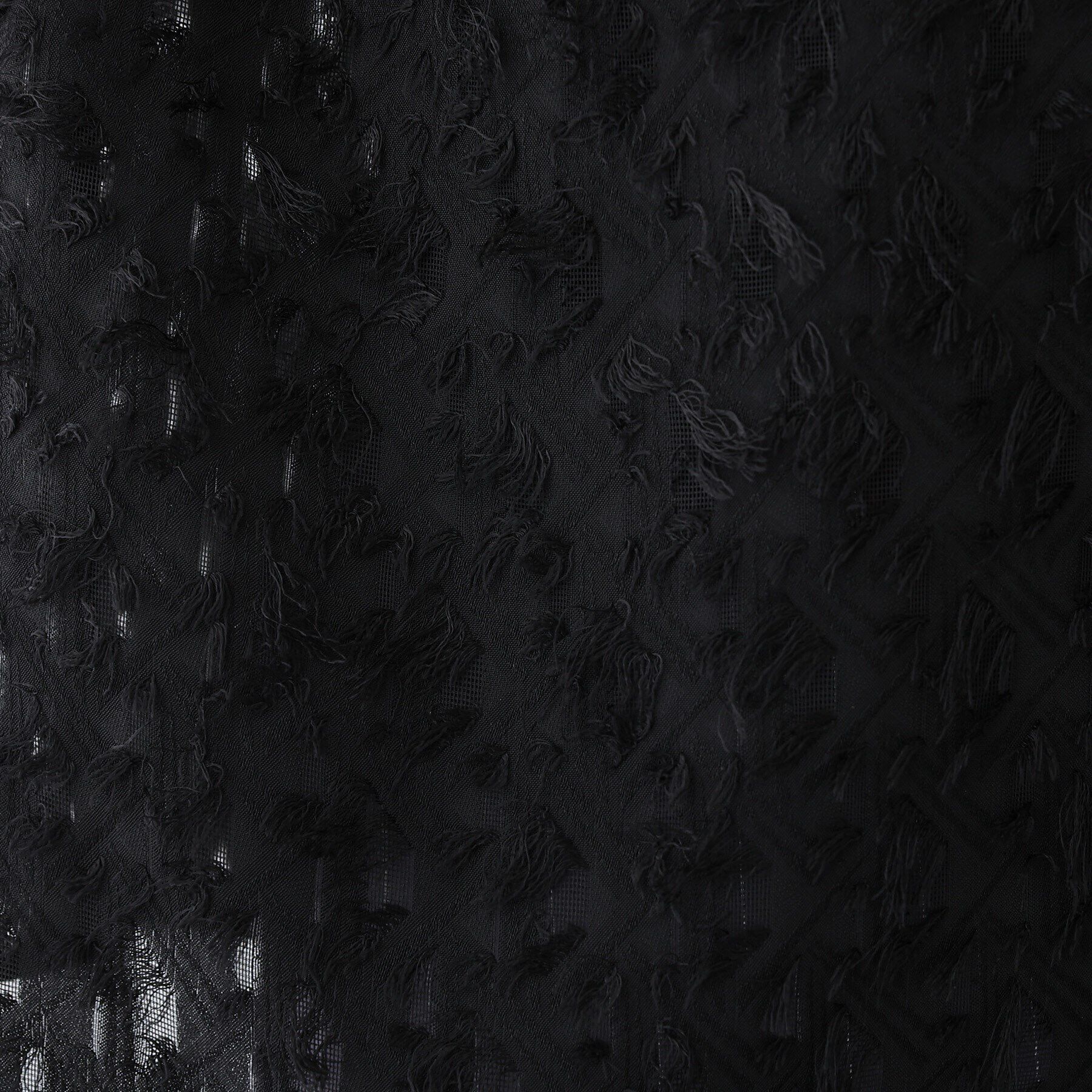 INDIVI「【トレンド／ヘアリー】フリンジカットジャカードTブラウス」|シャツ・ブラウス|