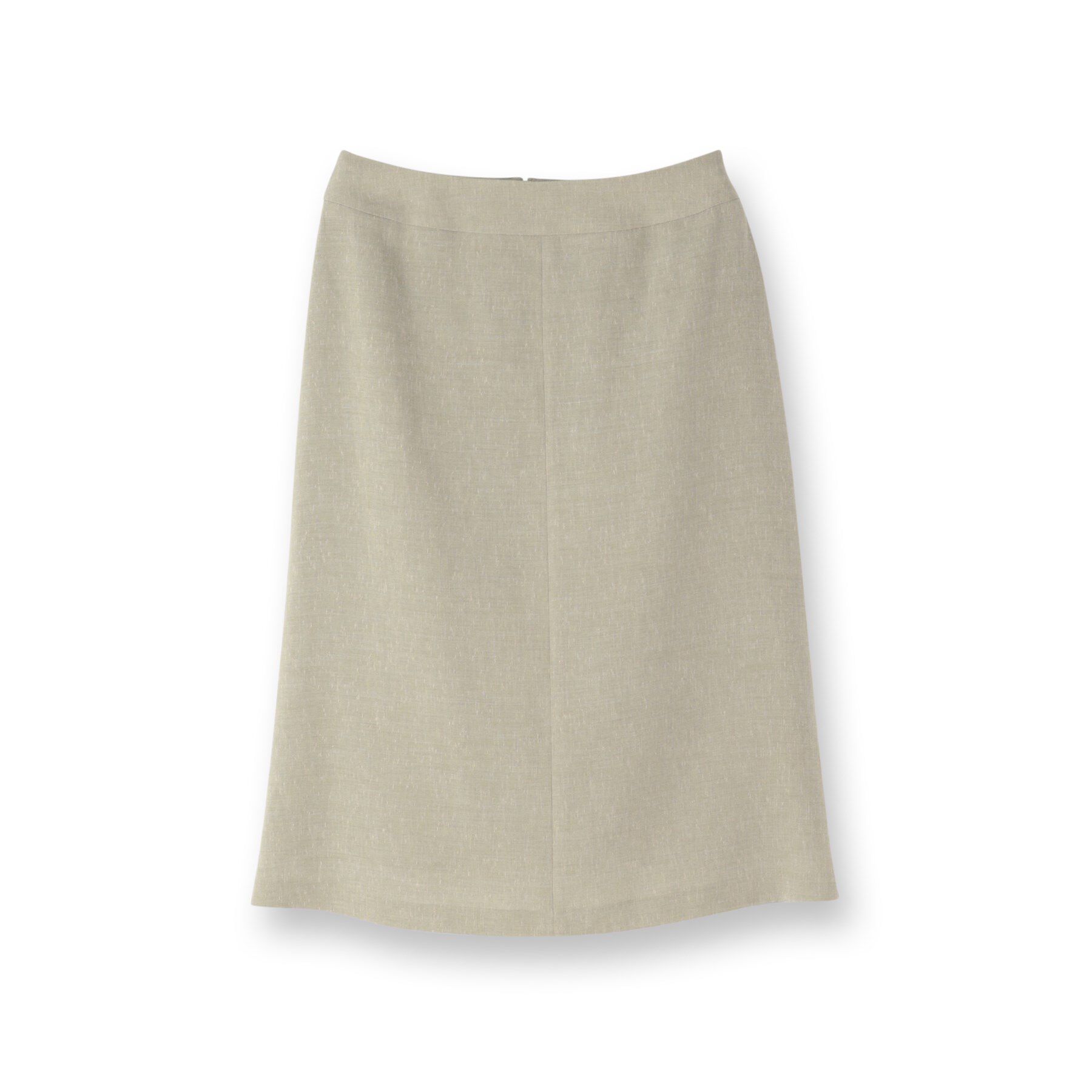 INDIVI「【日本製】リネンライクセミフレアースカート」|スカート|