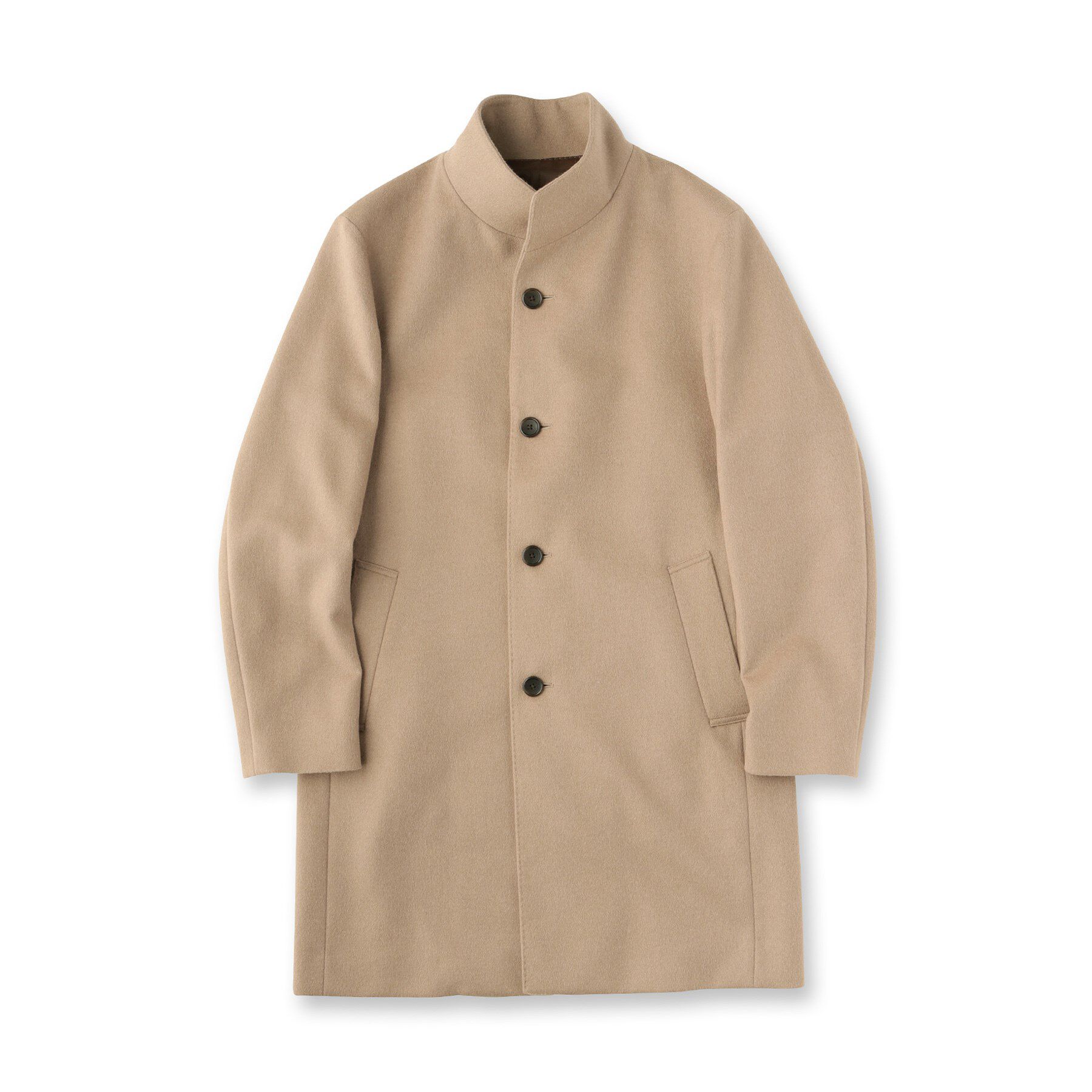 TAKEO KIKUCHI「【ウールカシミヤブレンド】ビーバー調 スタンドカラー コート」|その他|