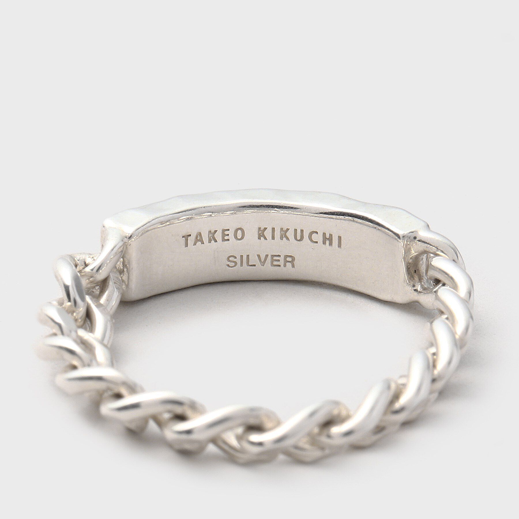 TAKEO KIKUCHI「【MADE IN JAPAN】チェーンシルバーリング」|リング|