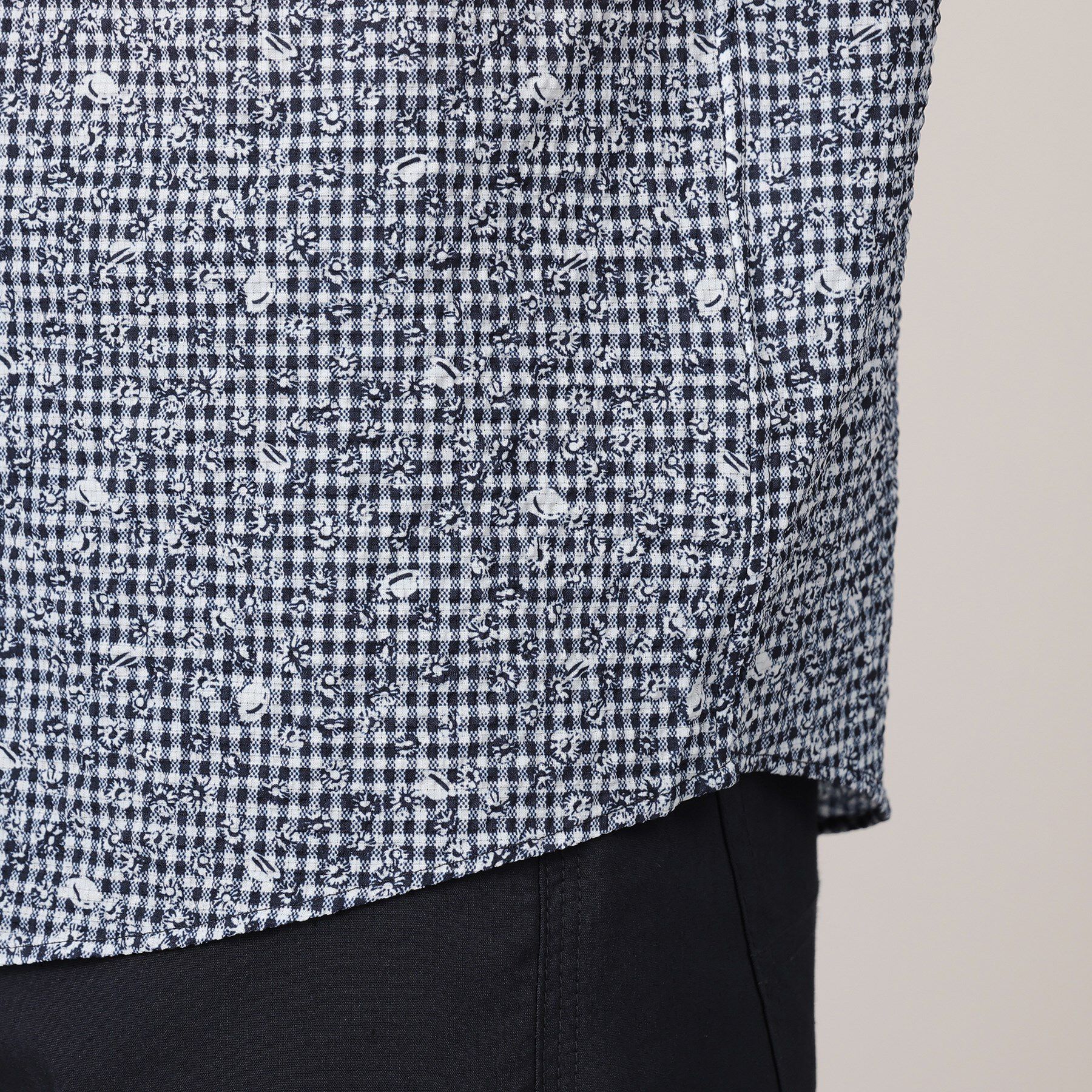 TAKEO KIKUCHI「【無地・チェック・ボタニカル柄】リップル シャツ」|シャツ・ブラウス|