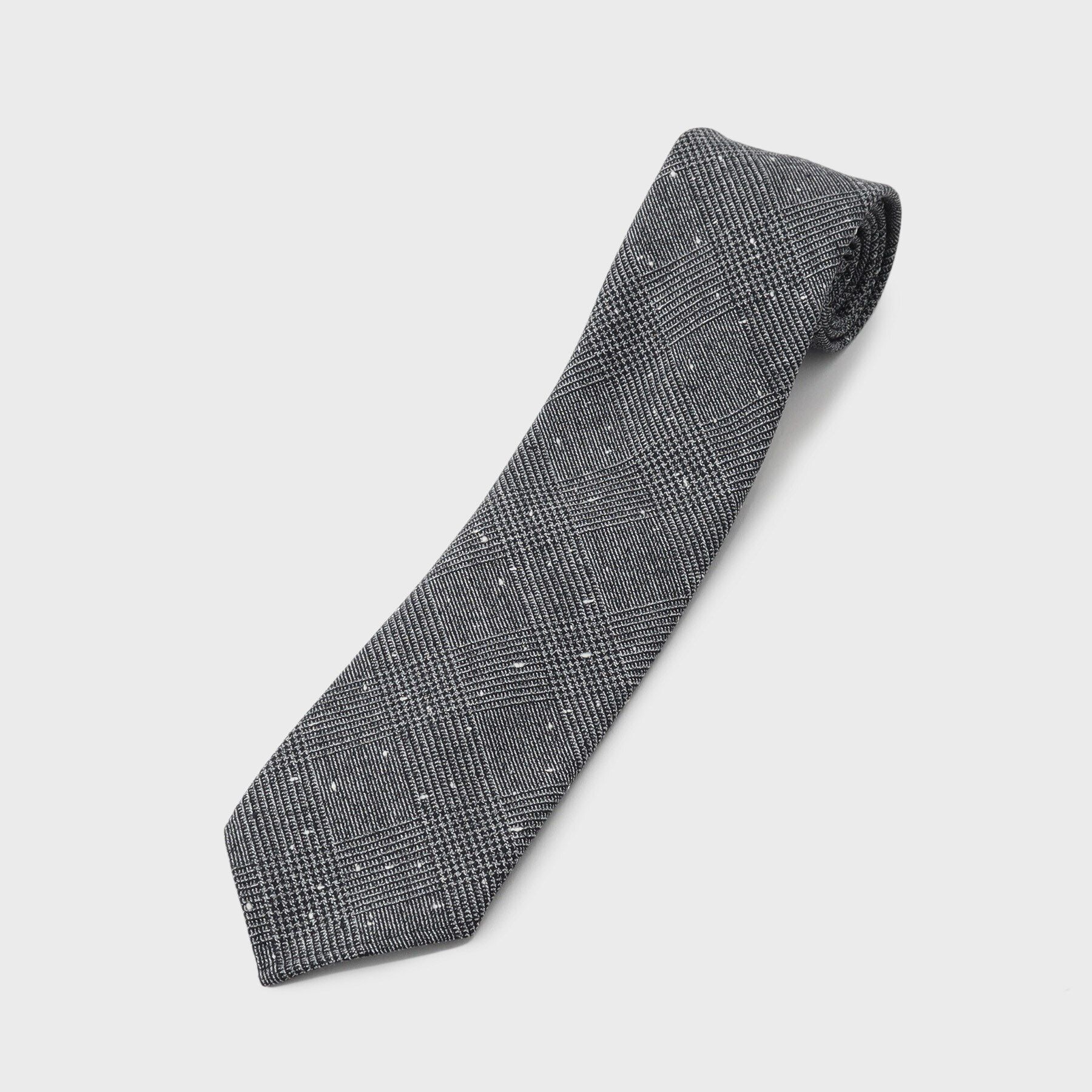 TAKEO KIKUCHI「【THE FLAGSHIP】ウールブレンド ネクタイ」|ネクタイ・蝶ネクタイ|ﾁｬｺｰﾙｸﾞﾚｰ(214)