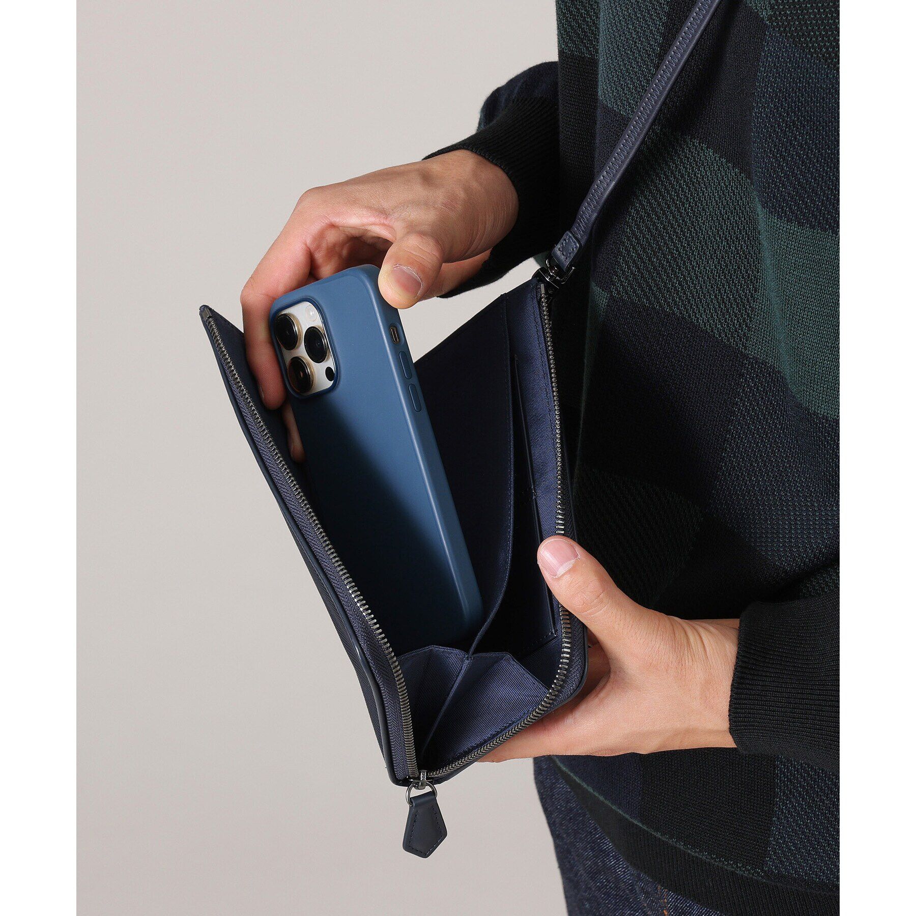 TAKEO KIKUCHI「【スマホ対応】メッシュコンビ ミニショルダーバッグ」|ショルダー・メッセンジャー|