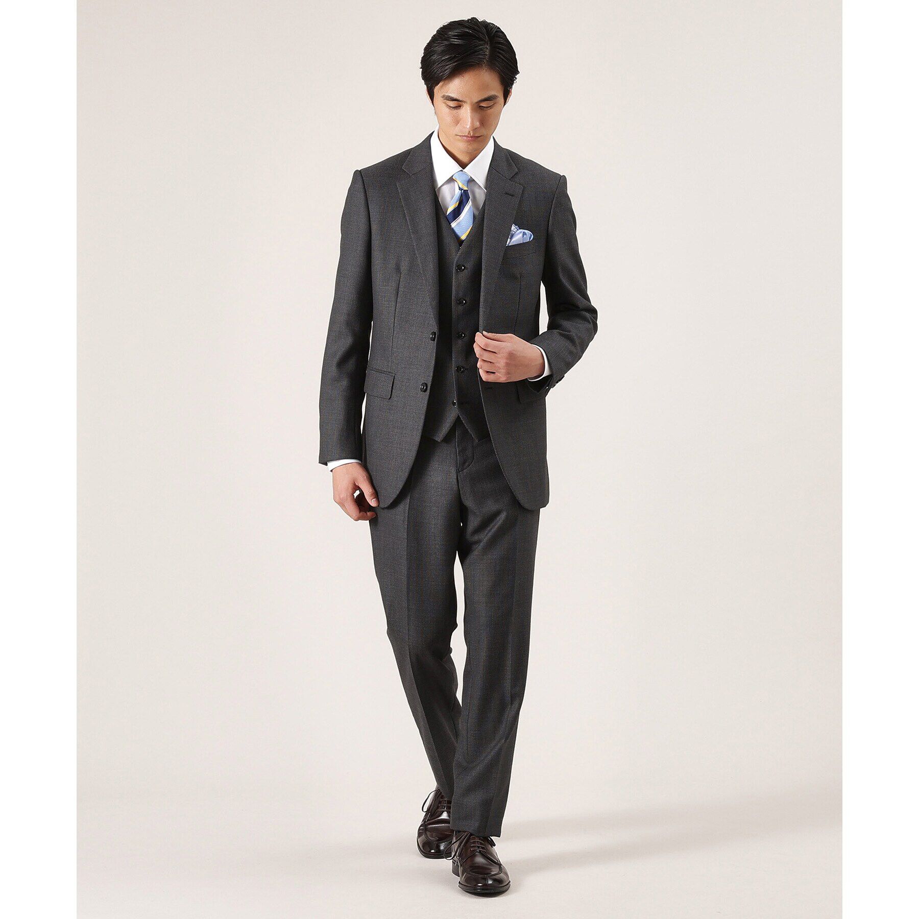 TAKEO KIKUCHI「【入卒/セレモニー対応】カラーストライプ ネクタイ」|ネクタイ・蝶ネクタイ|