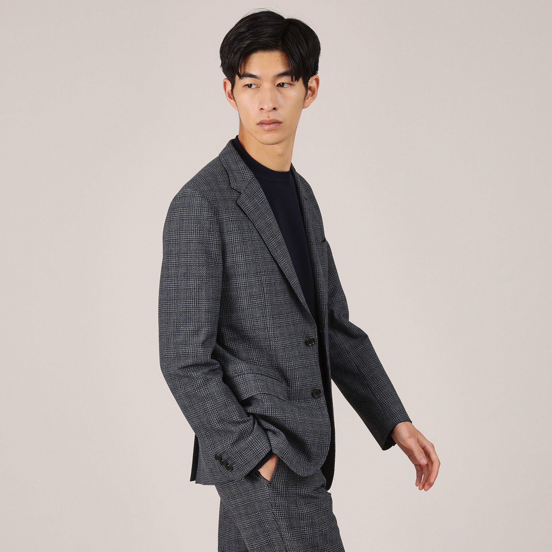 TAKEO KIKUCHI「【セットアップ対応】トリッチ(R)グレンチェック ジャケット」|テーラードジャケット|