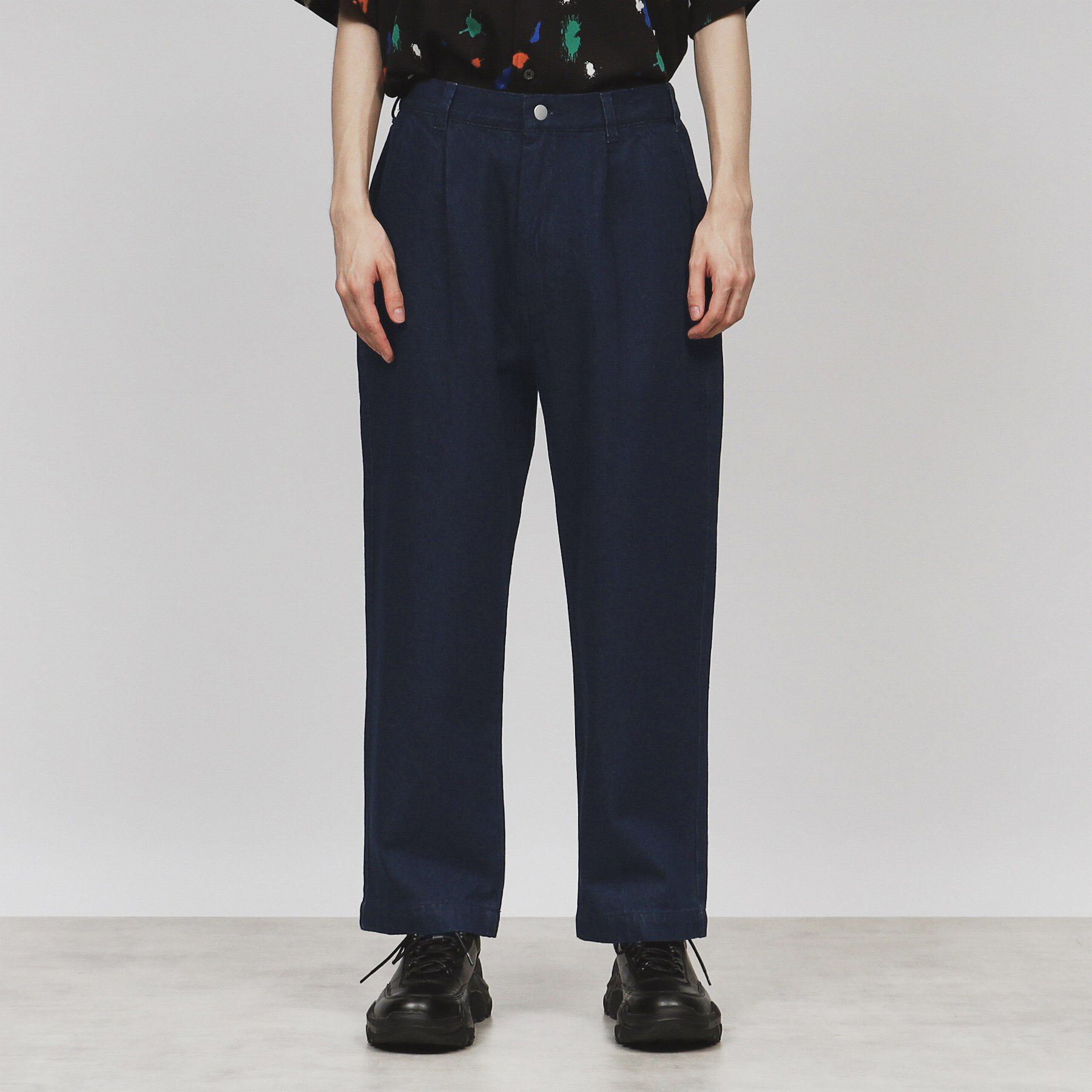 tk.TAKEO KIKUCHI「テーパードデニムパンツ」|デニム|