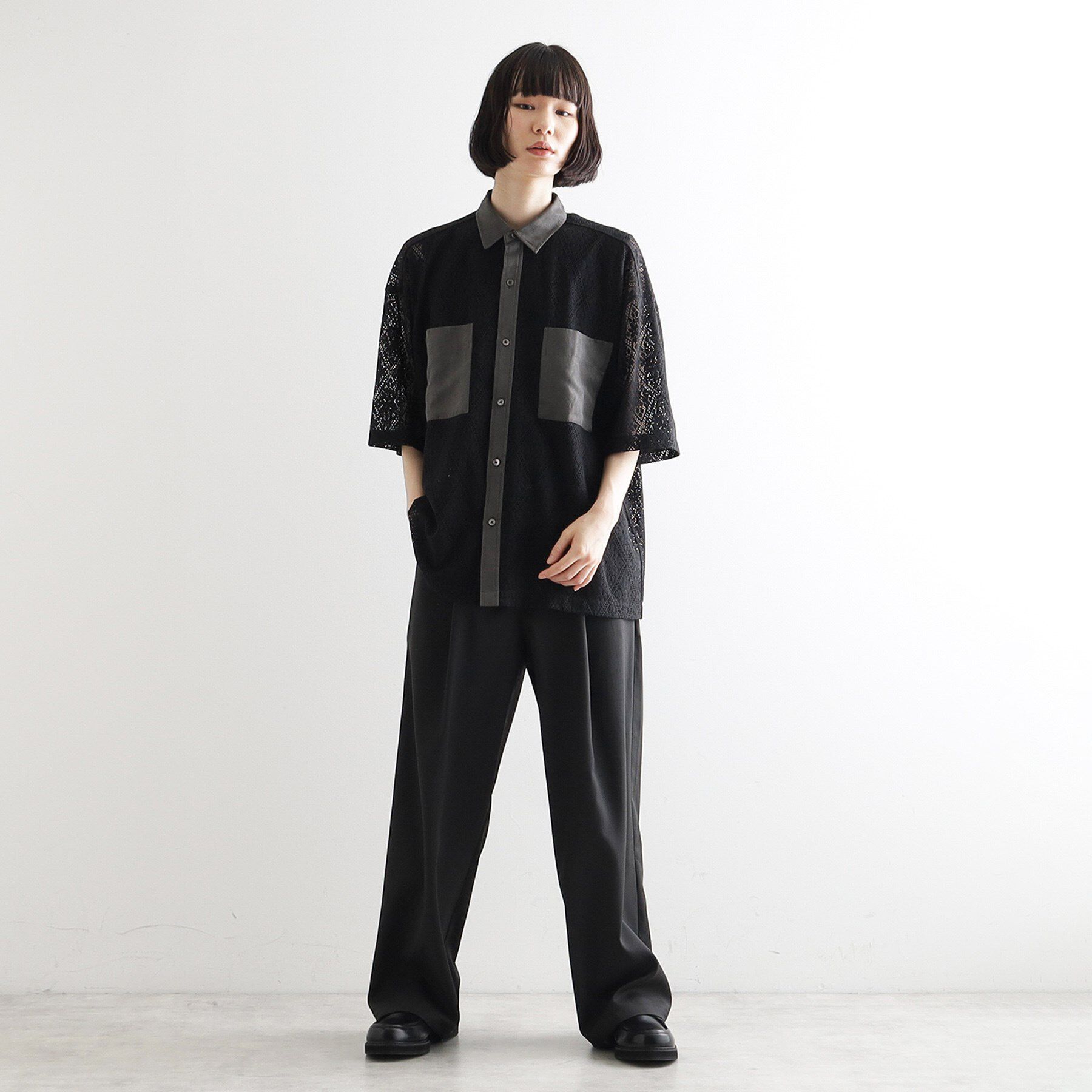 tk.TAKEO KIKUCHI「リネンタッチ バレルスラックス」|その他|