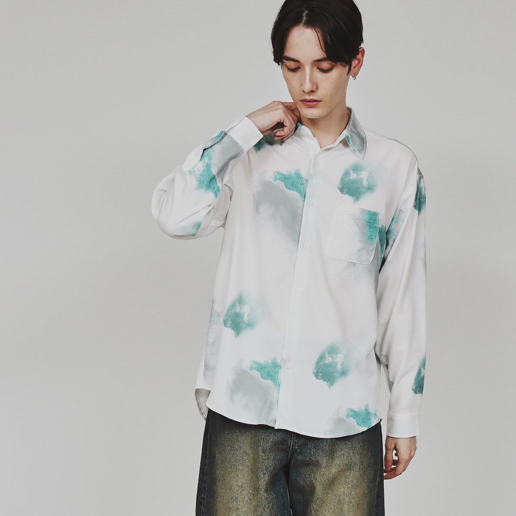 tk.TAKEO KIKUCHI「スモークパターンシャツ」|シャツ・ブラウス|