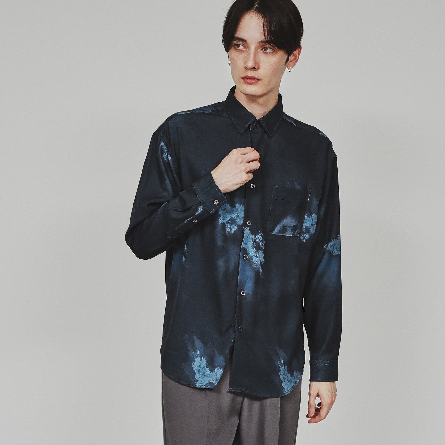 tk.TAKEO KIKUCHI「スモークパターンシャツ」|シャツ・ブラウス|