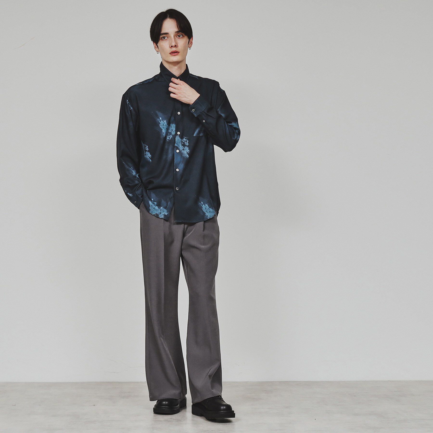 tk.TAKEO KIKUCHI「スモークパターンシャツ」|シャツ・ブラウス|