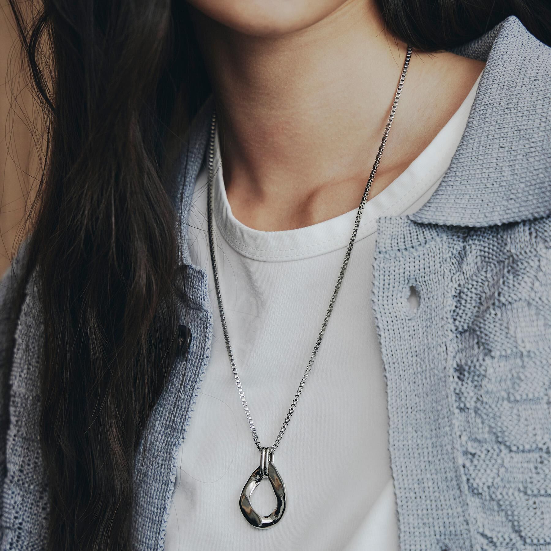 tk.TAKEO KIKUCHI「アクセントネックレス」|ネックレス|