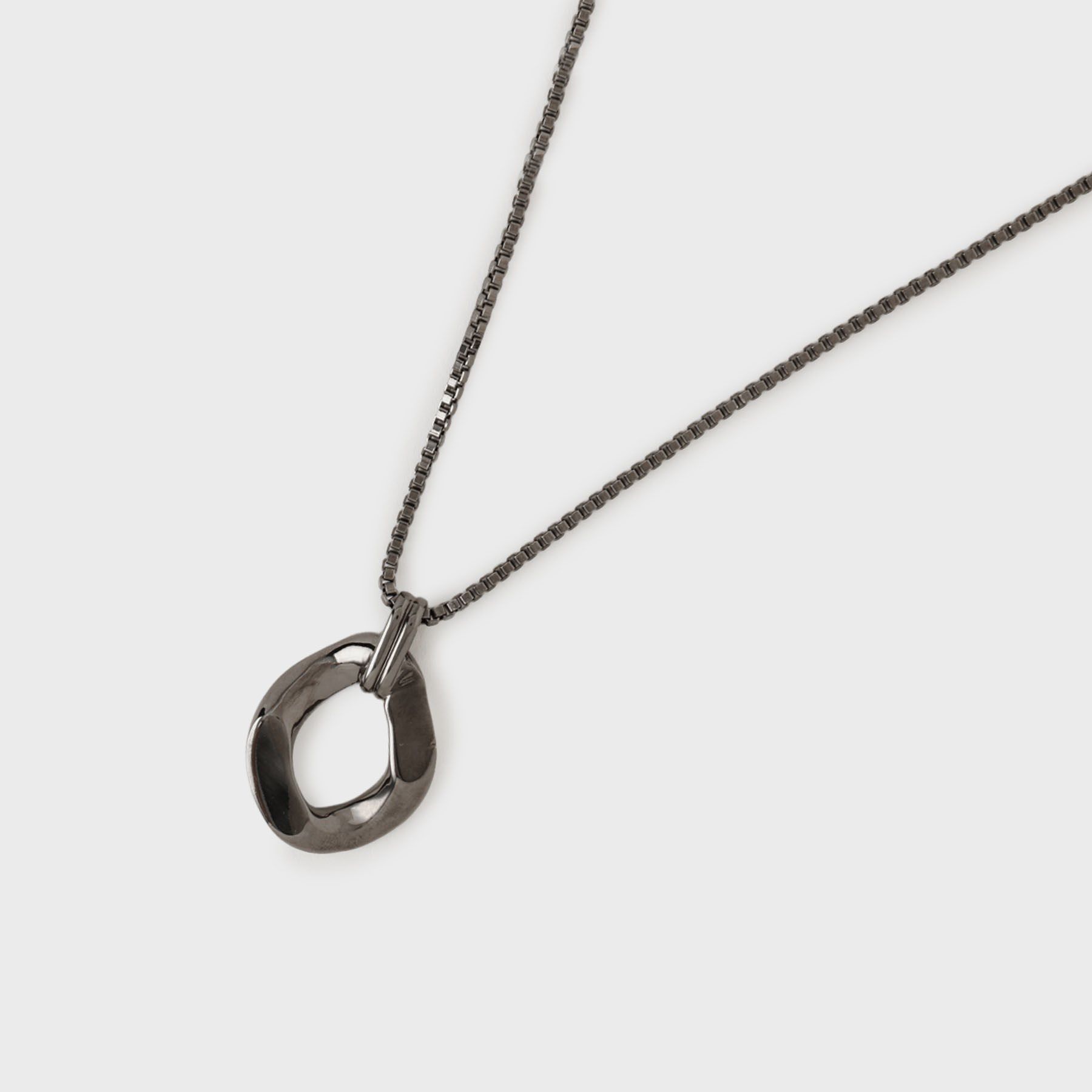 tk.TAKEO KIKUCHI「アクセントネックレス」|ネックレス|ブラックシルバー(0