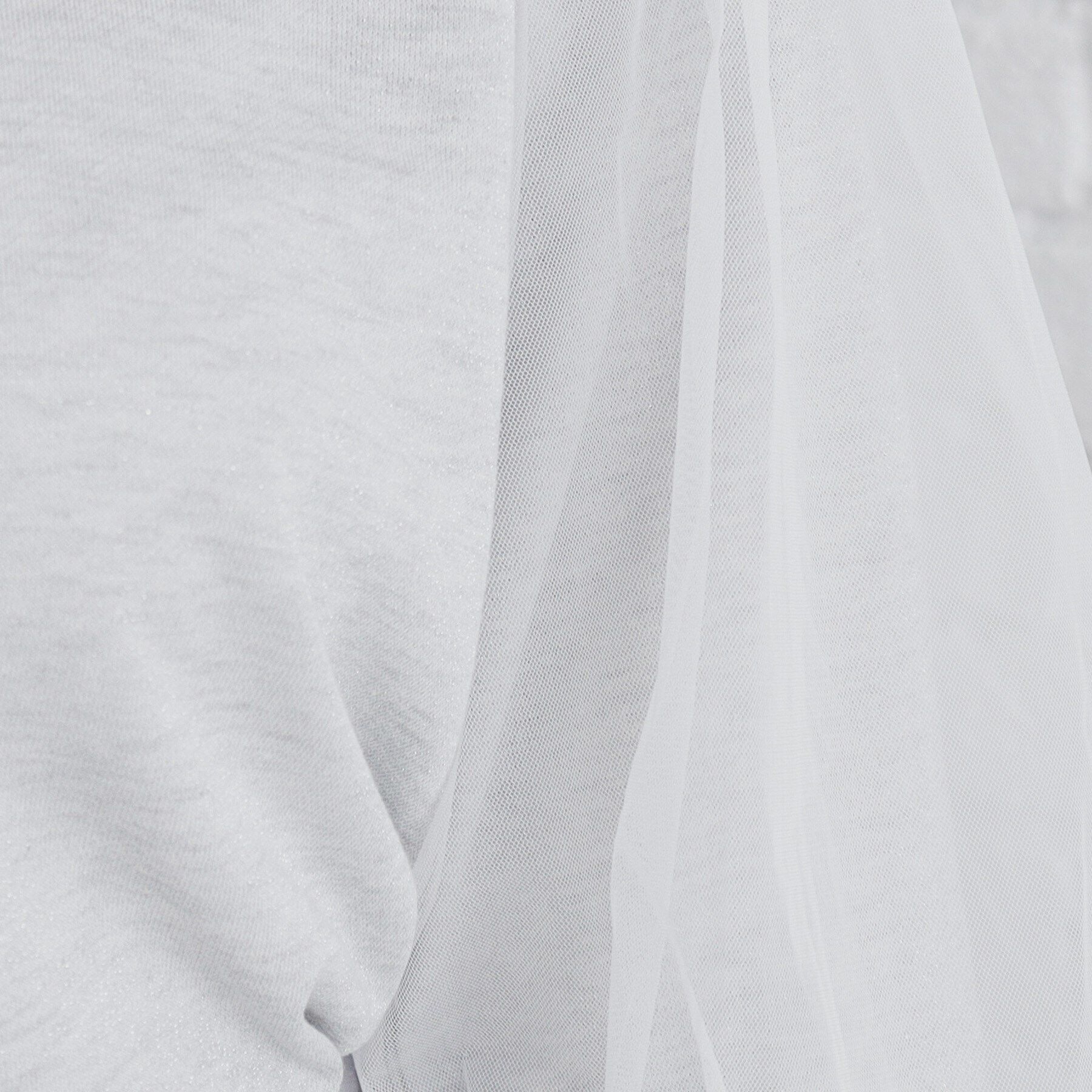 index「チュールドッキングスリーブラメトップス【洗濯機洗い可】」|Tシャツ・カットソー|