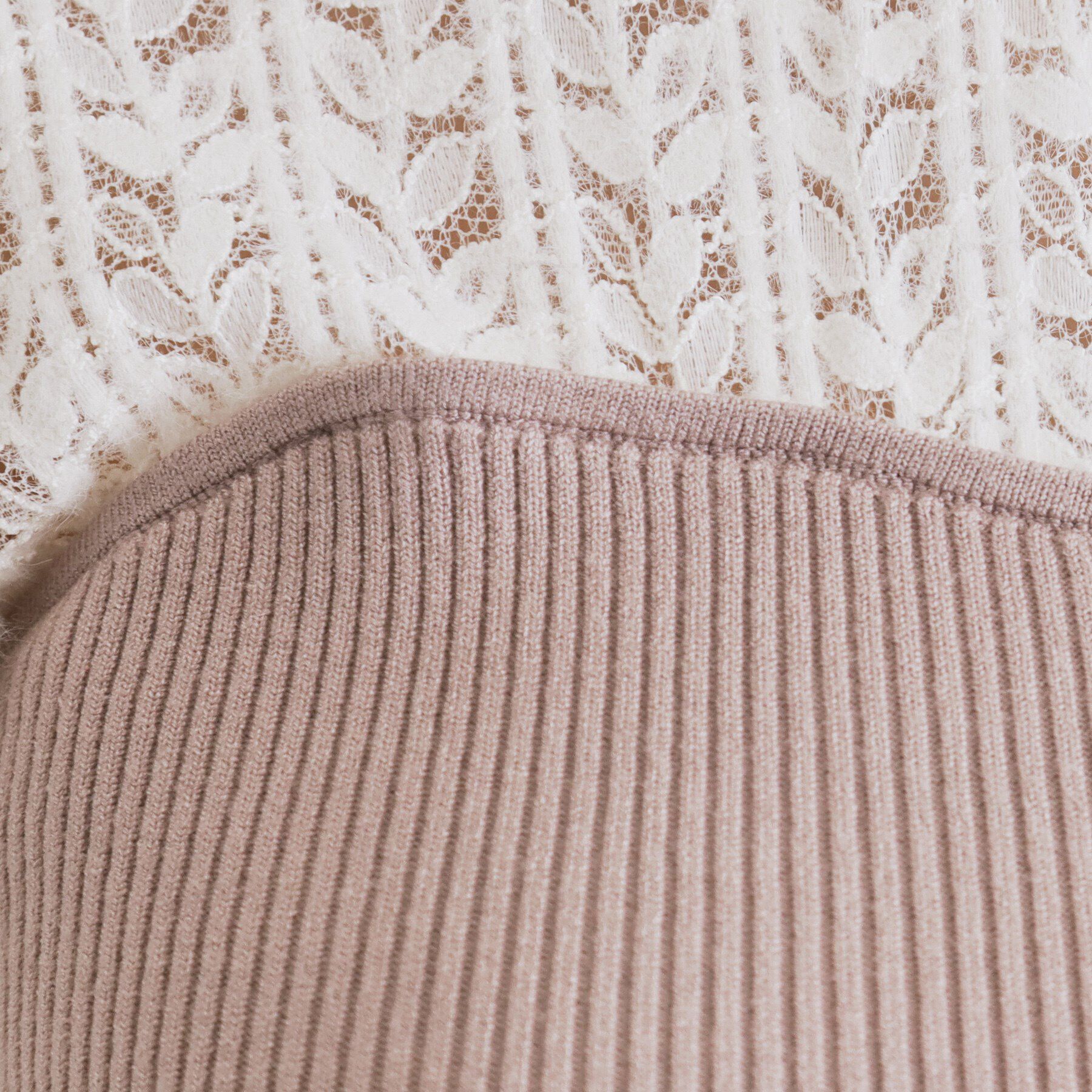 index「レースビスチェドッキングニット【洗える】」|Tシャツ・カットソー|