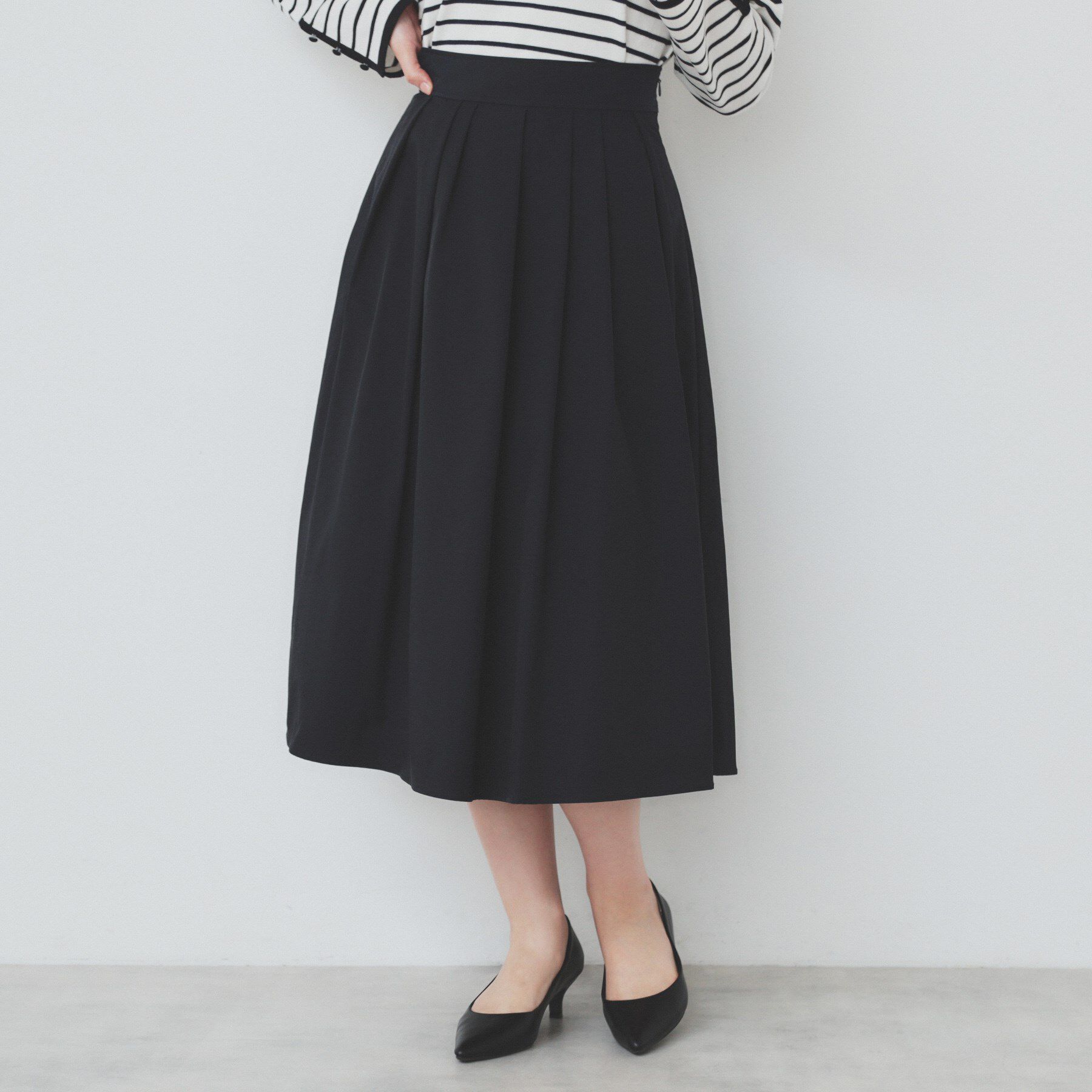 index「アシメタックフレアスカート【洗濯機洗い可/イージーアイロン】」|スカート|