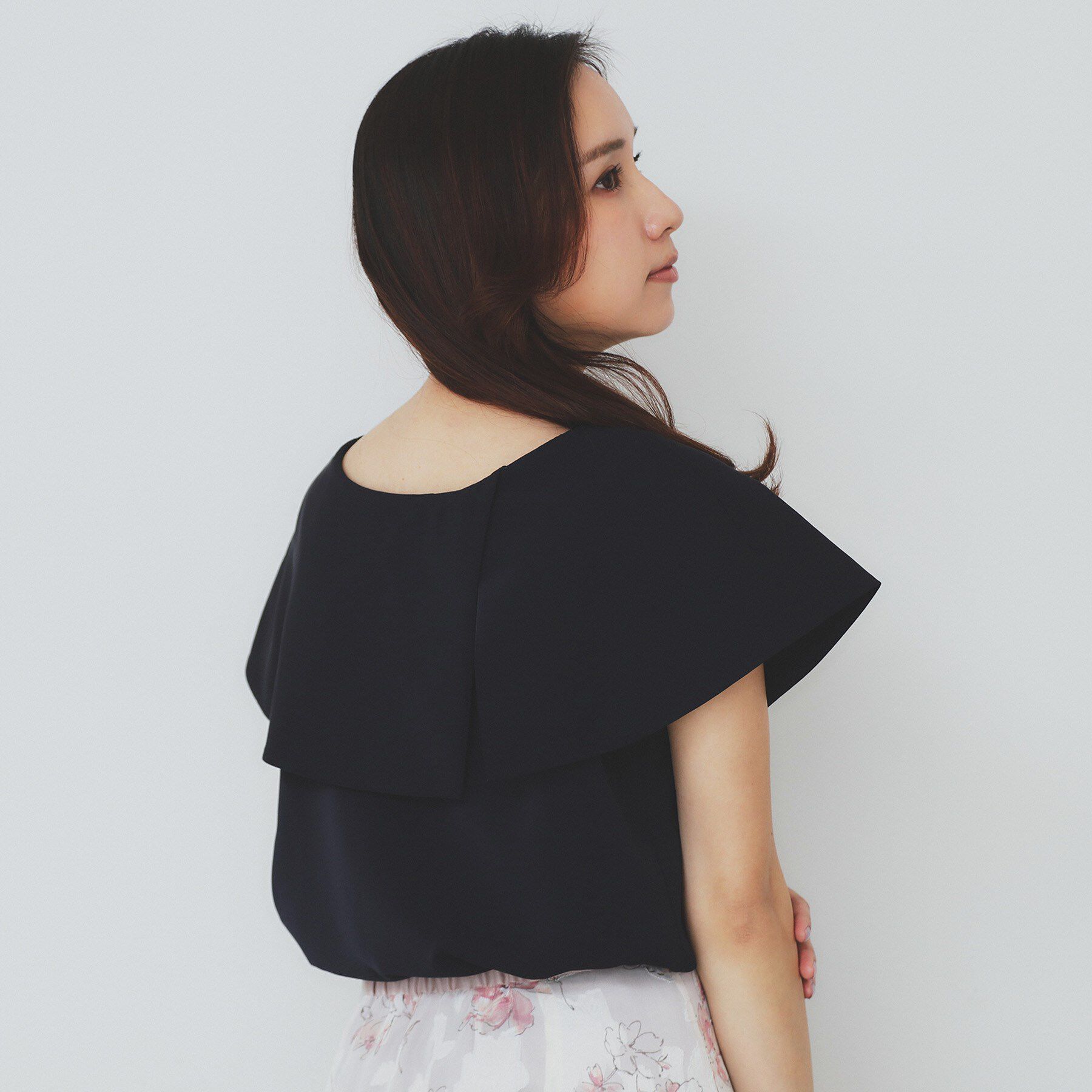 index「前後2wayオフショルカラーブラウス【洗濯機可】」|シャツ・ブラウス|