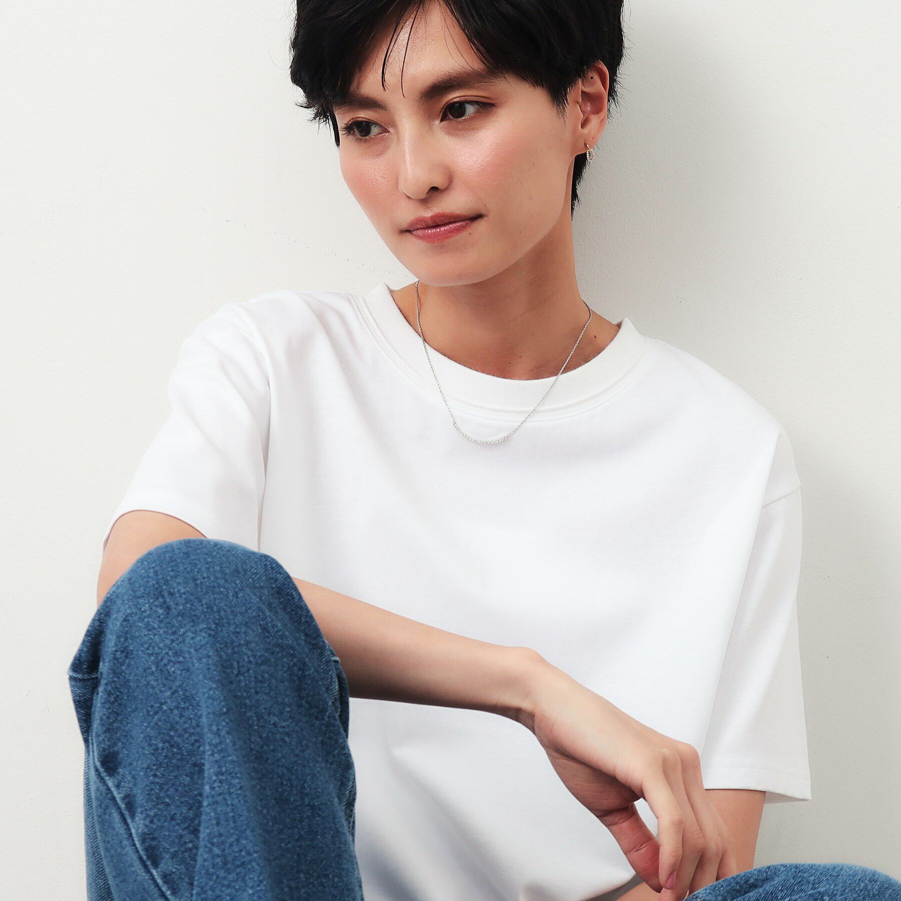 OPAQUE.CLIP「ビジューバーネックレス」|ネックレス|