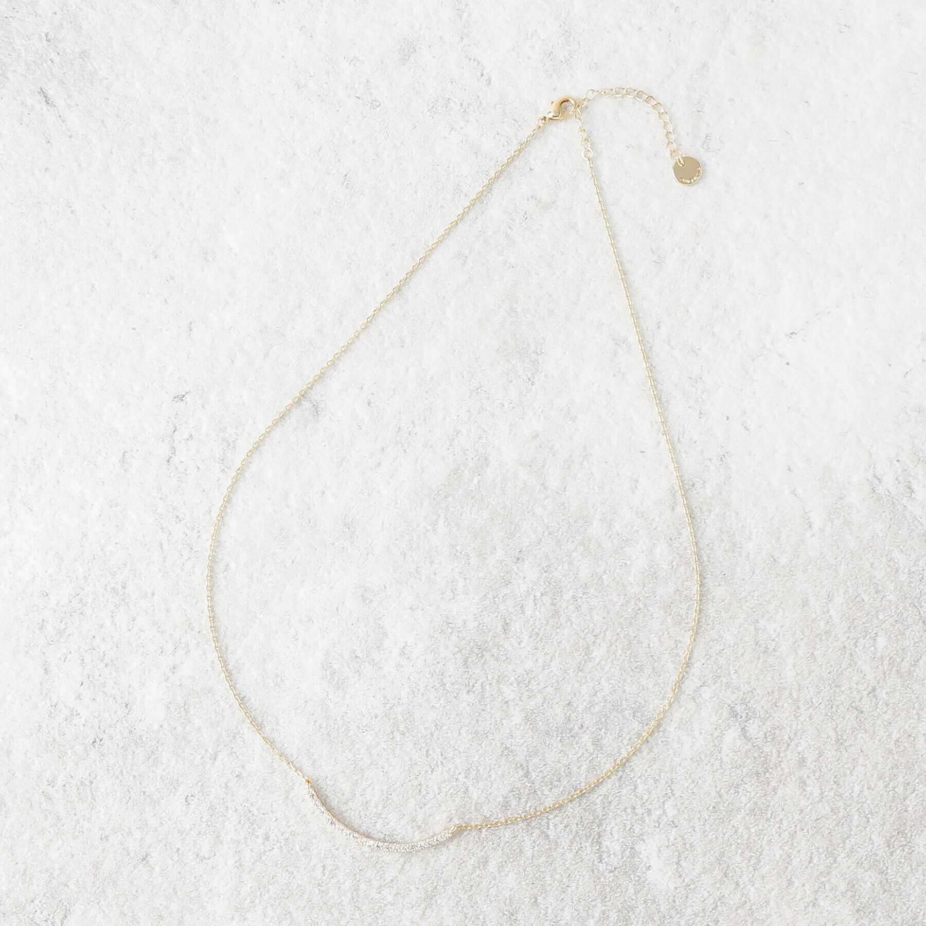 OPAQUE.CLIP「ビジューバーネックレス」|ネックレス|ゴールド(007)