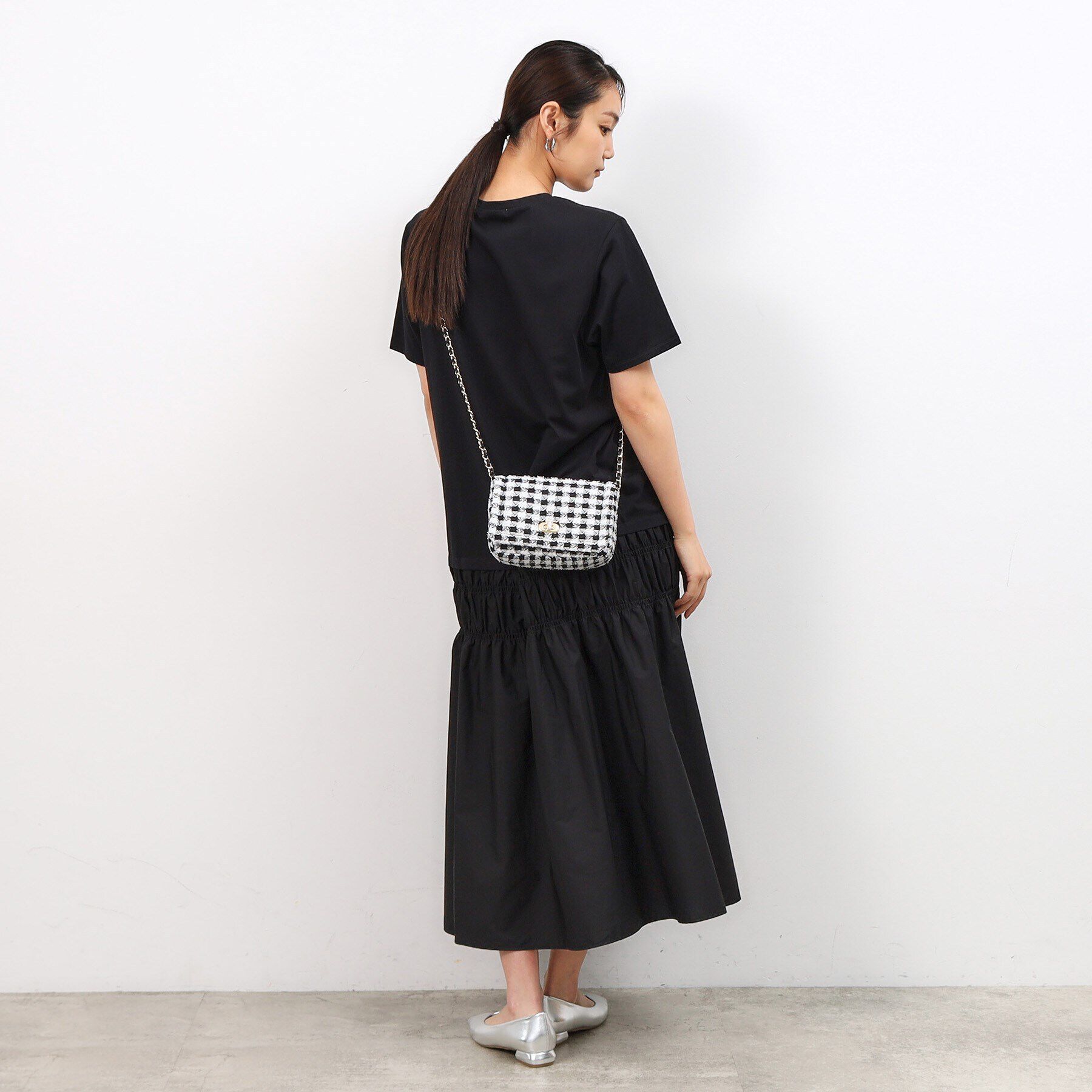 OPAQUE.CLIP「【2WAY】パフィーステッチチェーンショルダーバッグ」|ショルダー・メッセンジャー|