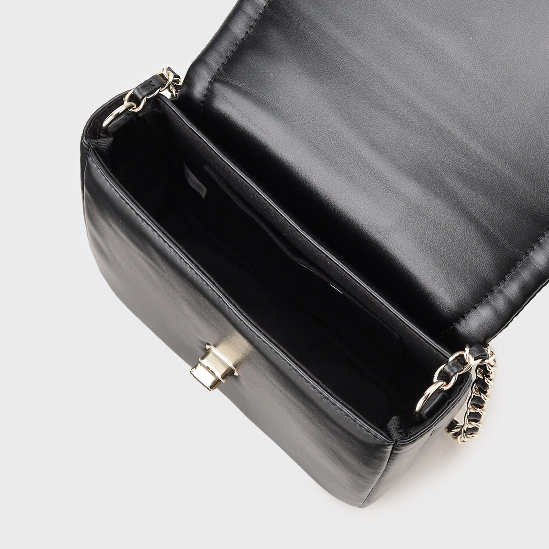 OPAQUE.CLIP「【2WAY】パフィーステッチチェーンショルダーバッグ」|ショルダー・メッセンジャー|