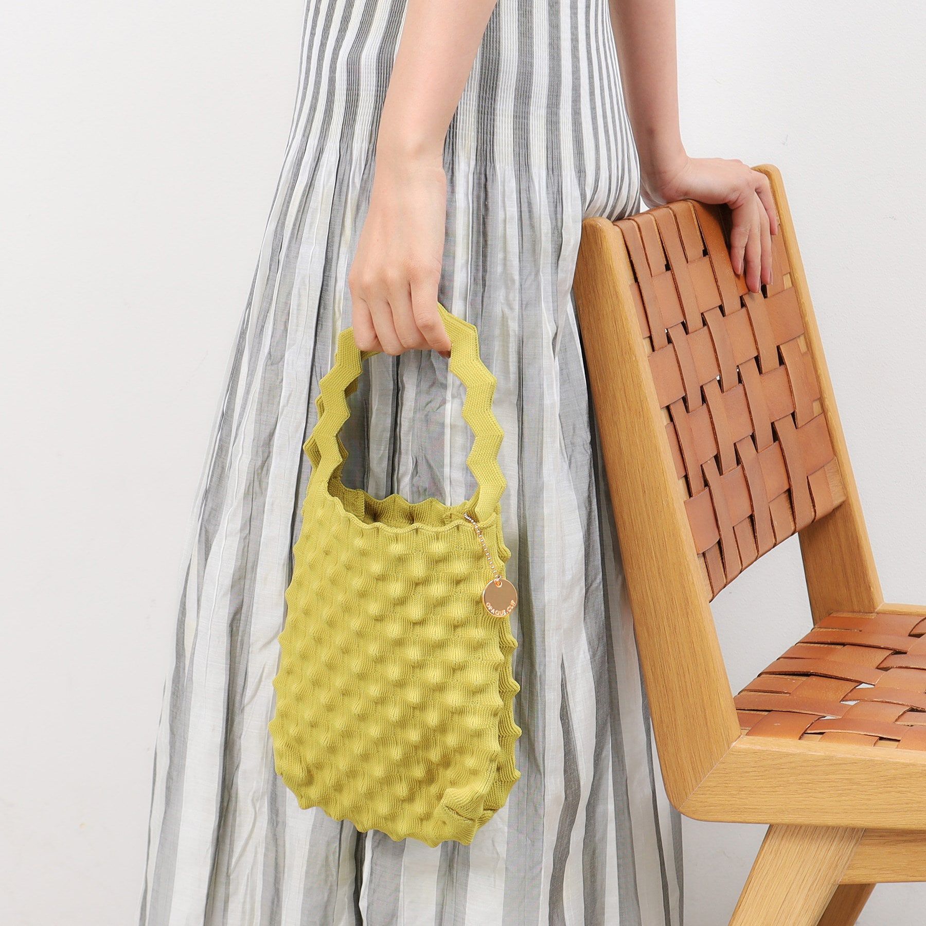 OPAQUE.CLIP「ポコポコニットバッグ」|ハンドバッグ|