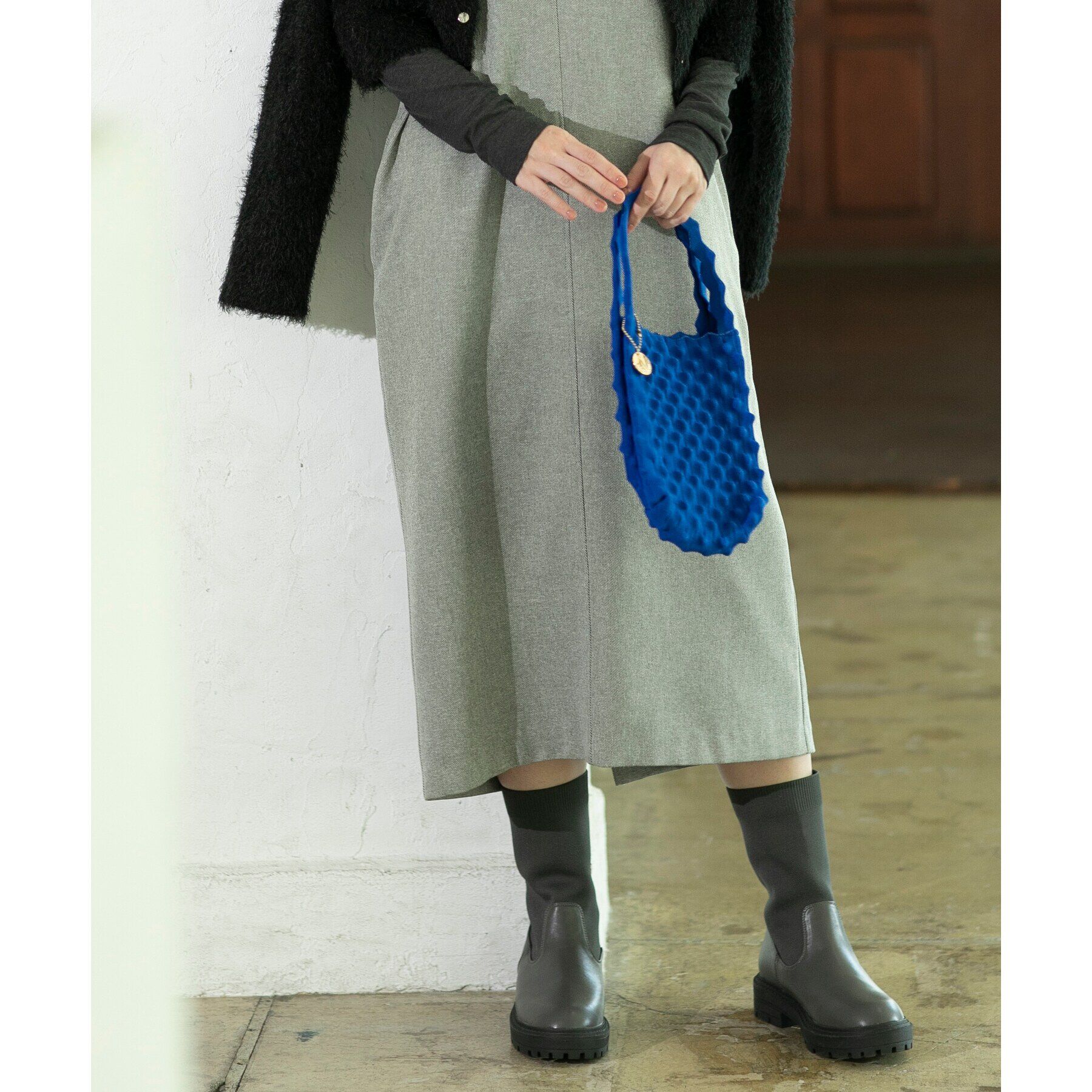 OPAQUE.CLIP「ポコポコニットバッグ」|ハンドバッグ|