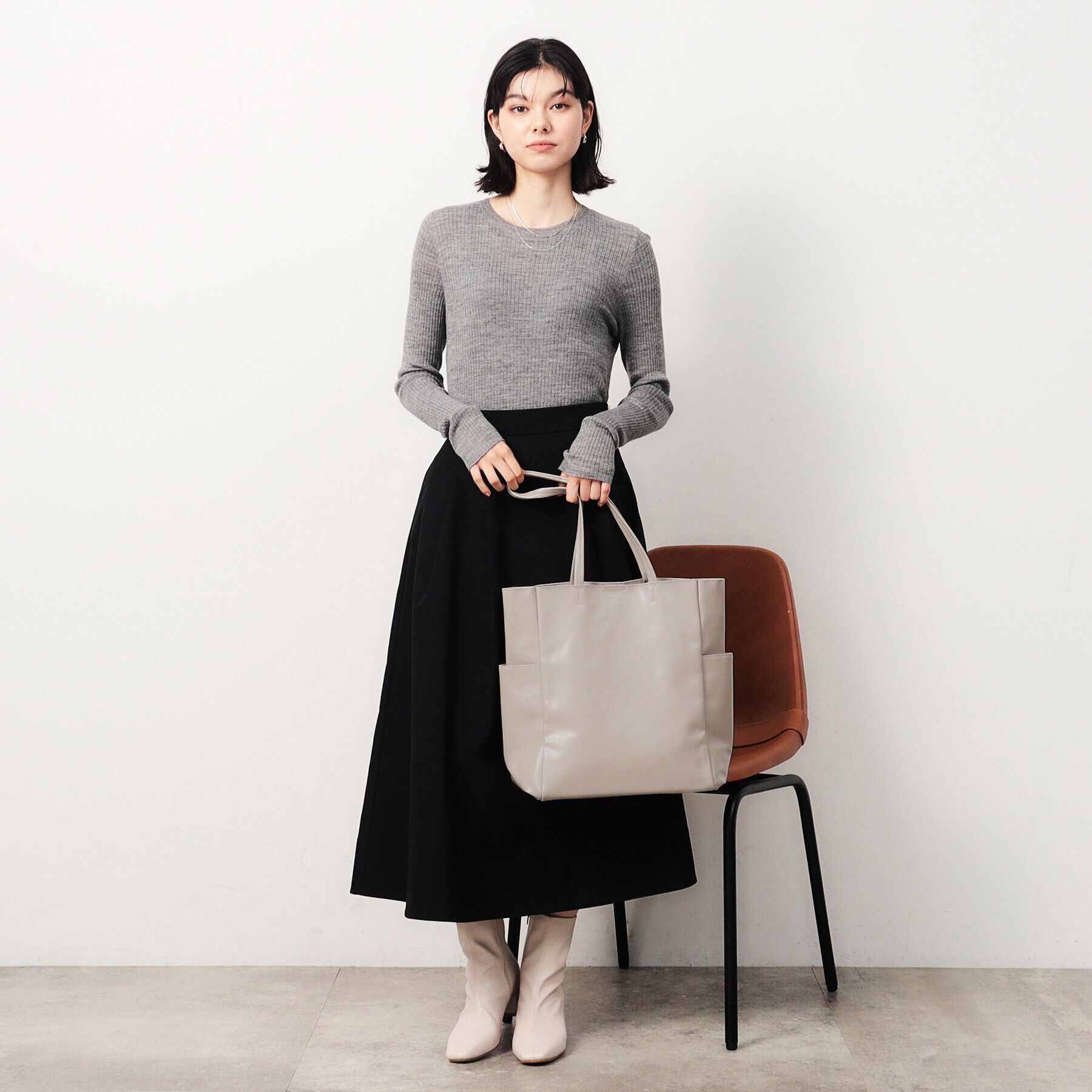 OPAQUE.CLIP「【A4サイズ対応】オイル調合皮トートバッグ」|トートバッグ|