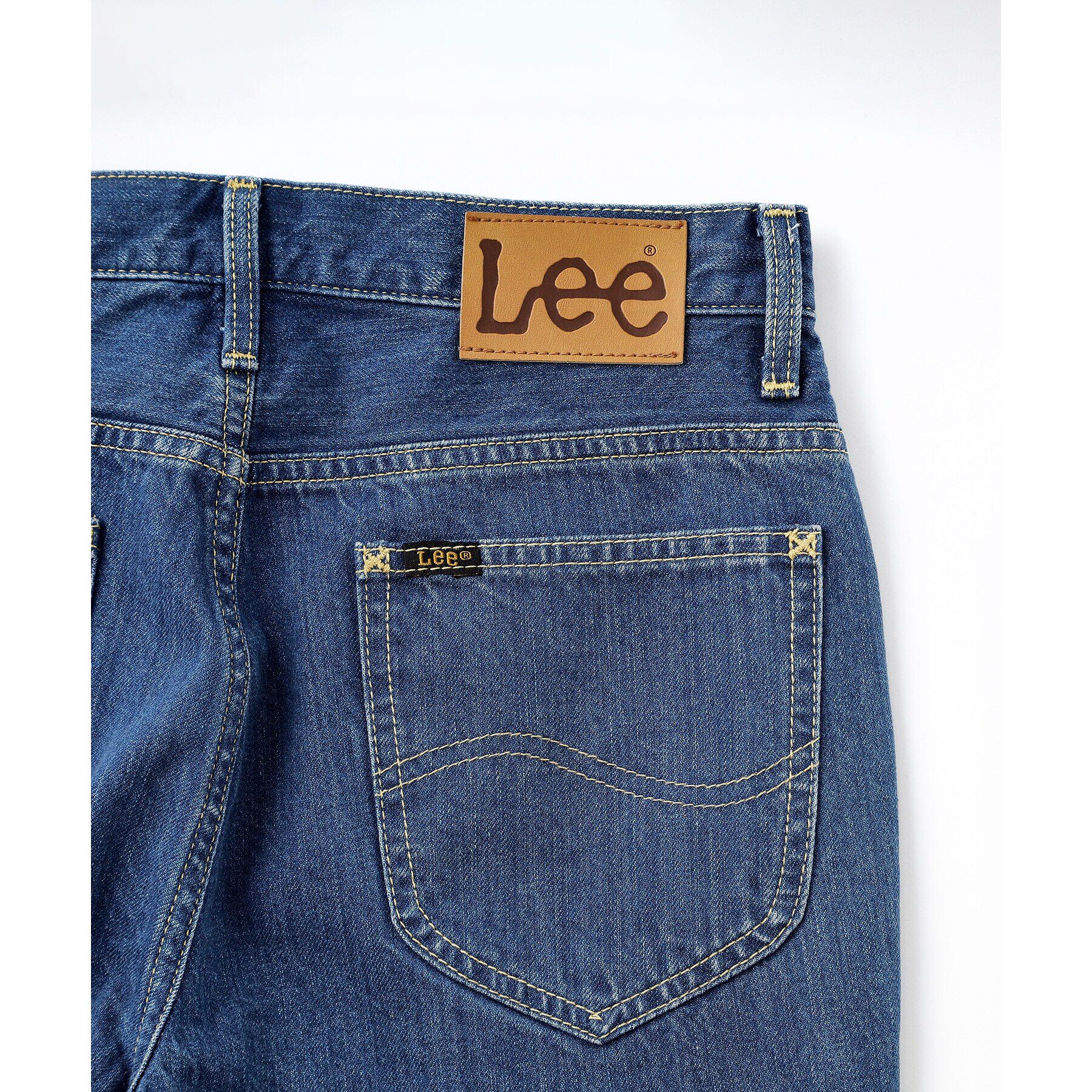 OPAQUE.CLIP「≪Lee別注≫ステップヘムテーパードデニムパンツ」|デニム|