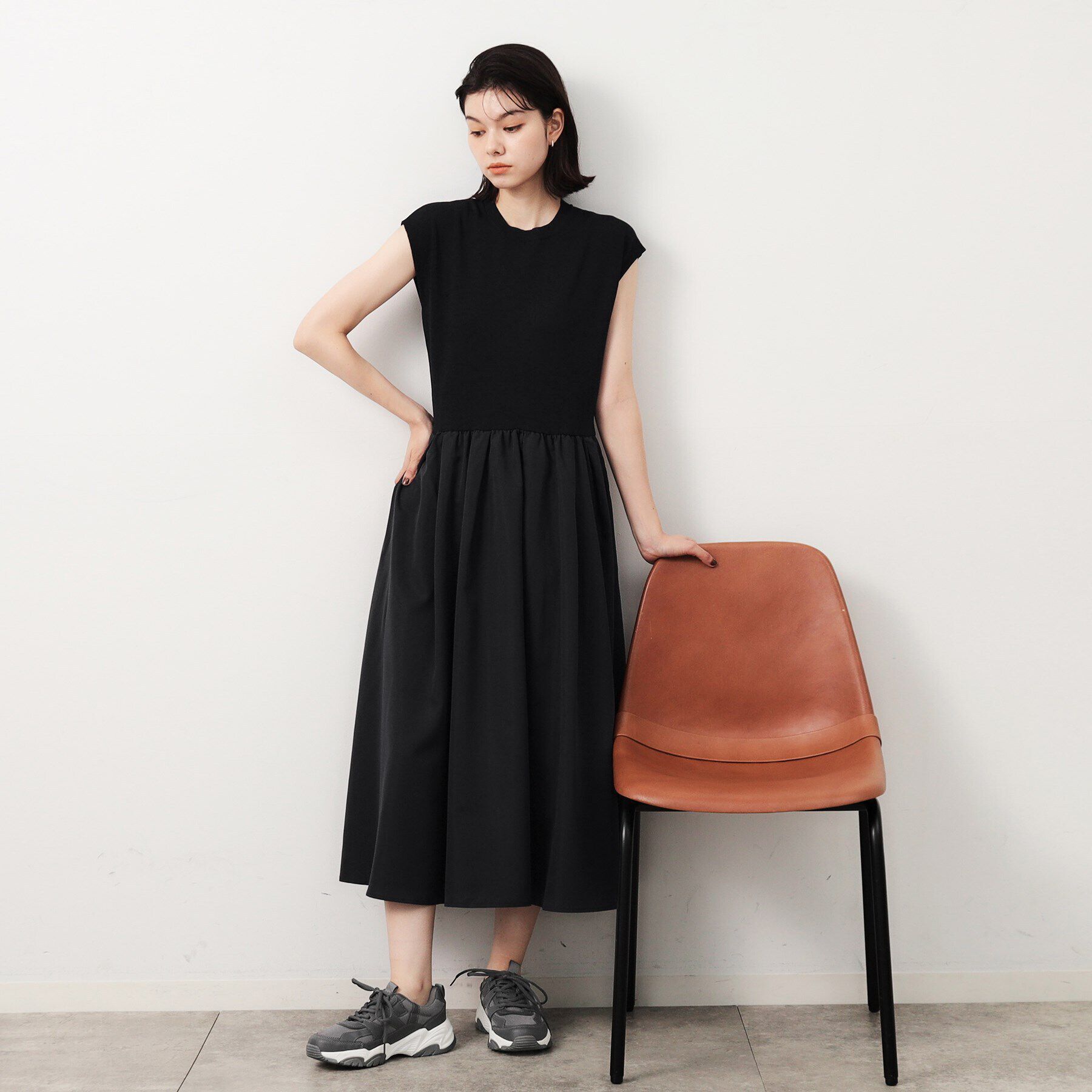 OPAQUE.CLIP「ボリュームソールメッシュスニーカー」|スニーカー|