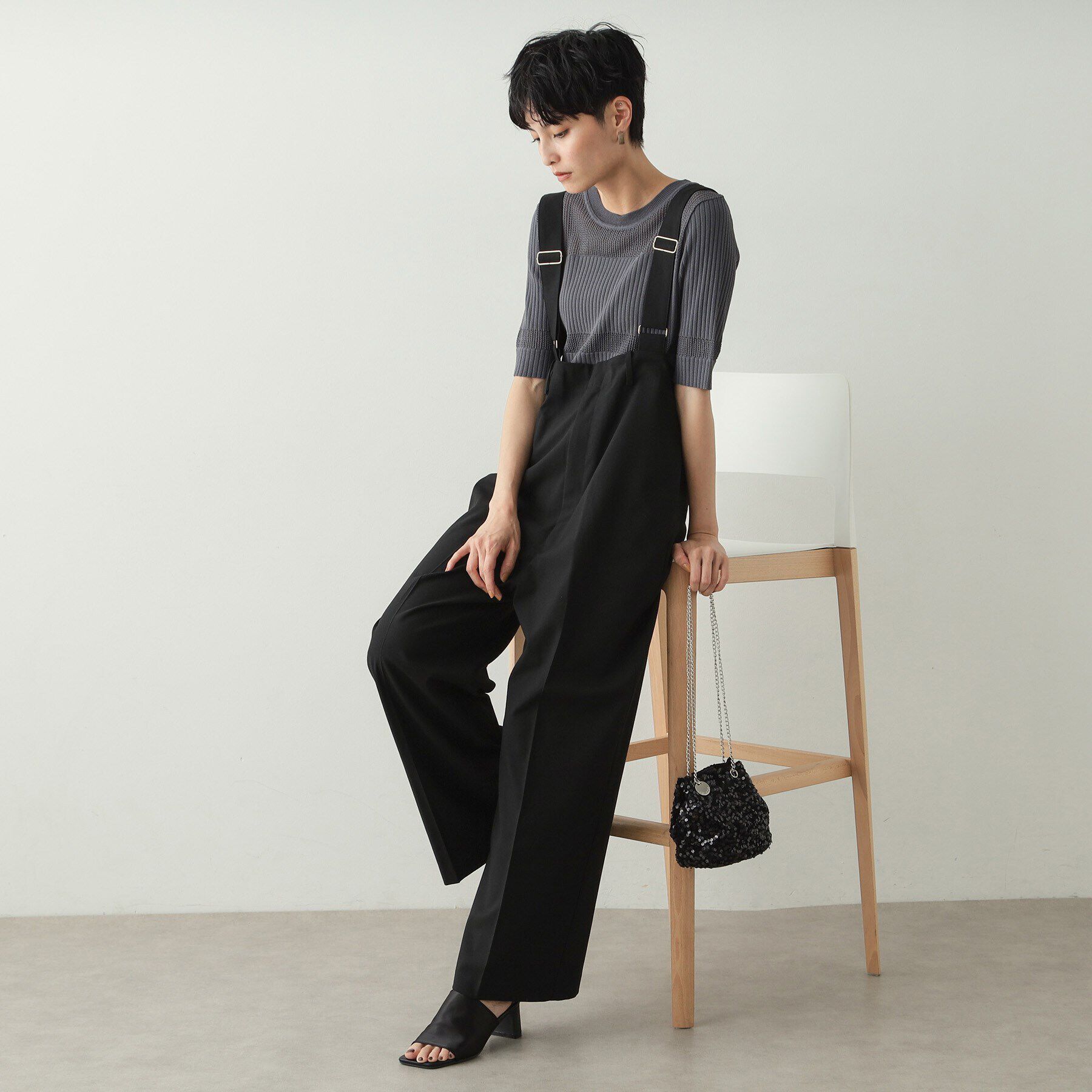 OPAQUE.CLIP「【2WAY】スパンコール巾着ミニショルダーバッグ」|ショルダー・メッセンジャー|