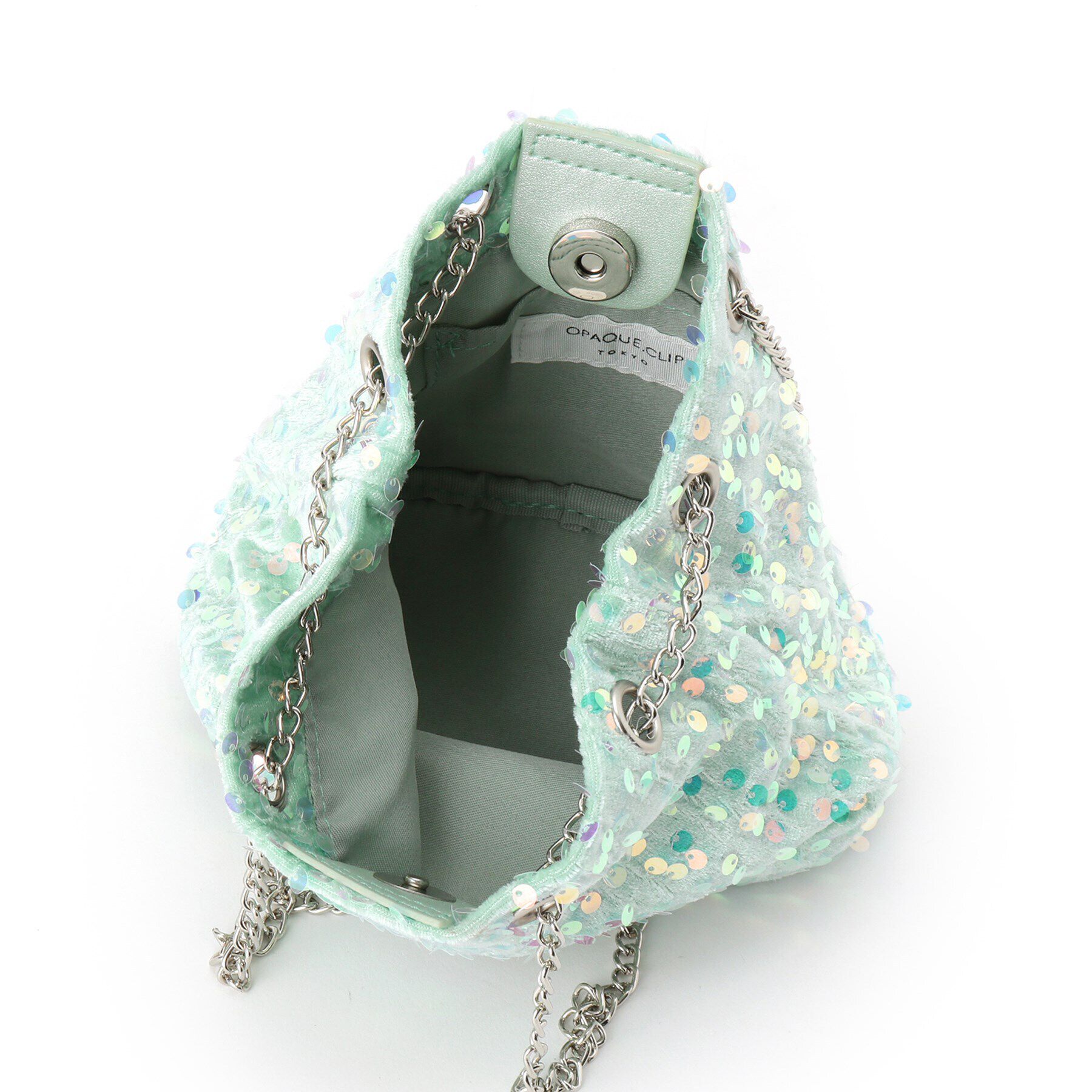 OPAQUE.CLIP「【2WAY】スパンコール巾着ミニショルダーバッグ」|ショルダー・メッセンジャー|