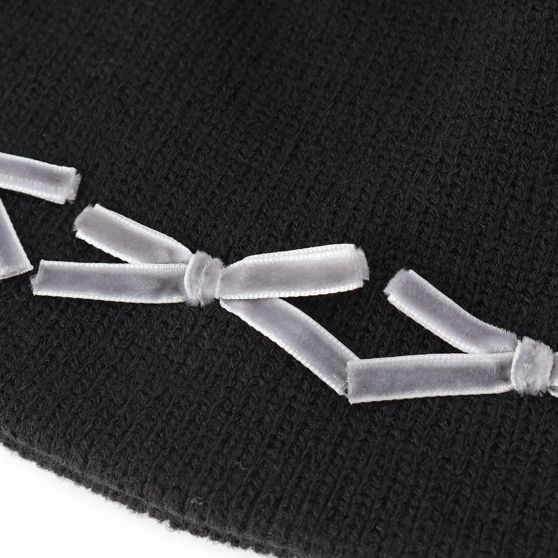 OPAQUE.CLIP「リボンニットワッチ」|ニット帽|