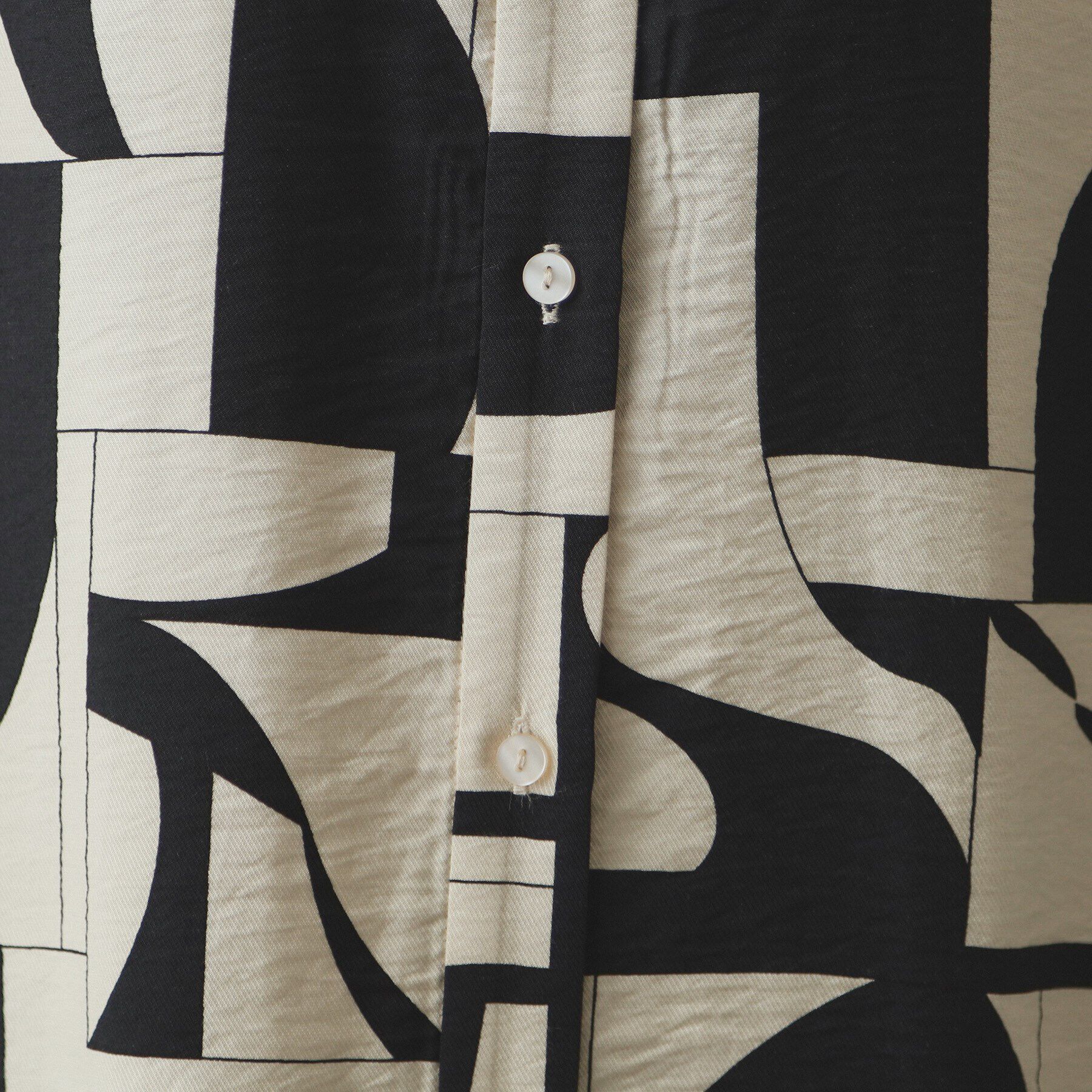 OPAQUE.CLIP「ジオメトリック/レオパードプリントワンピース」|ワンピース|